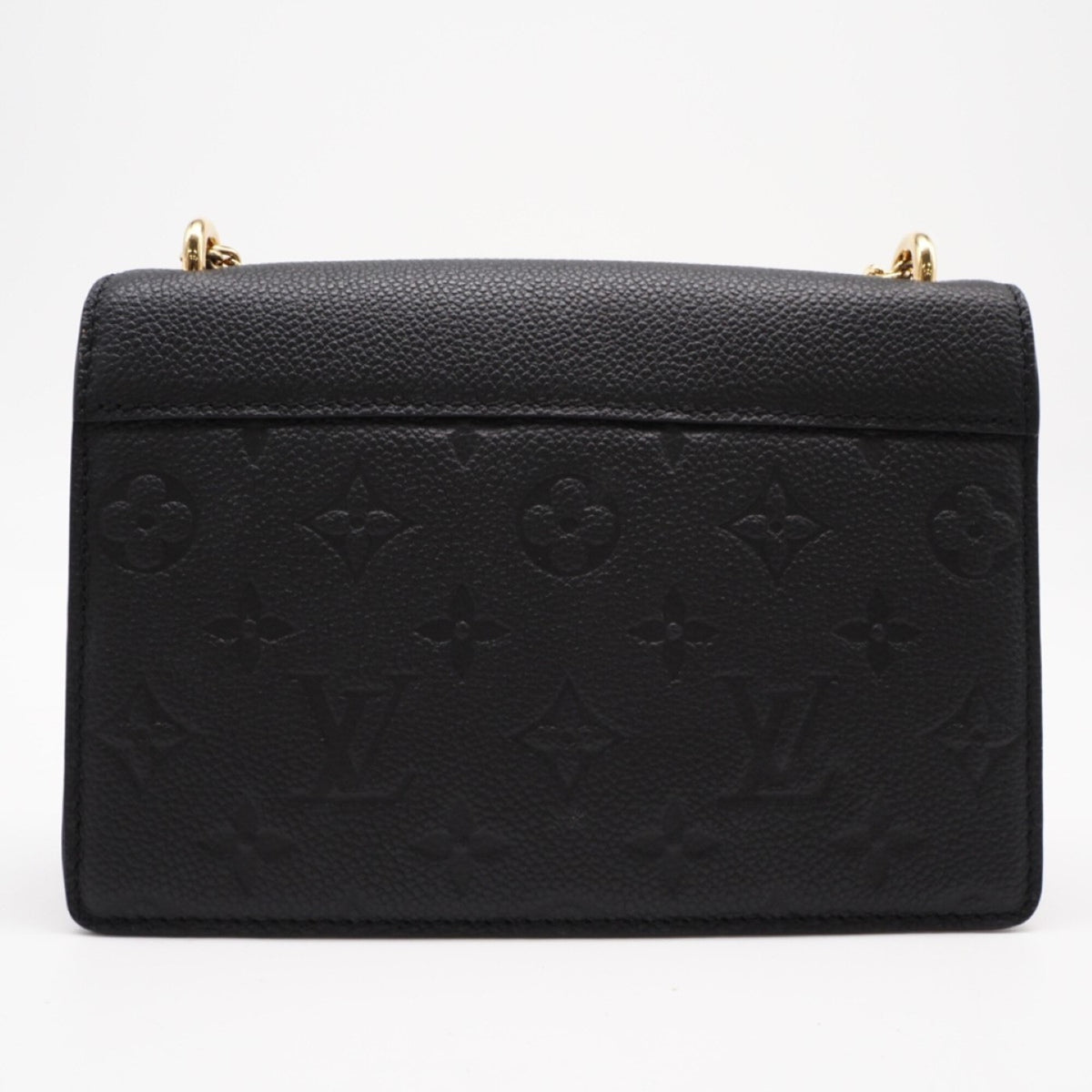 Louis Vuitton Black Leather Chain/Shoulder Wallet (Pre-Owned)
