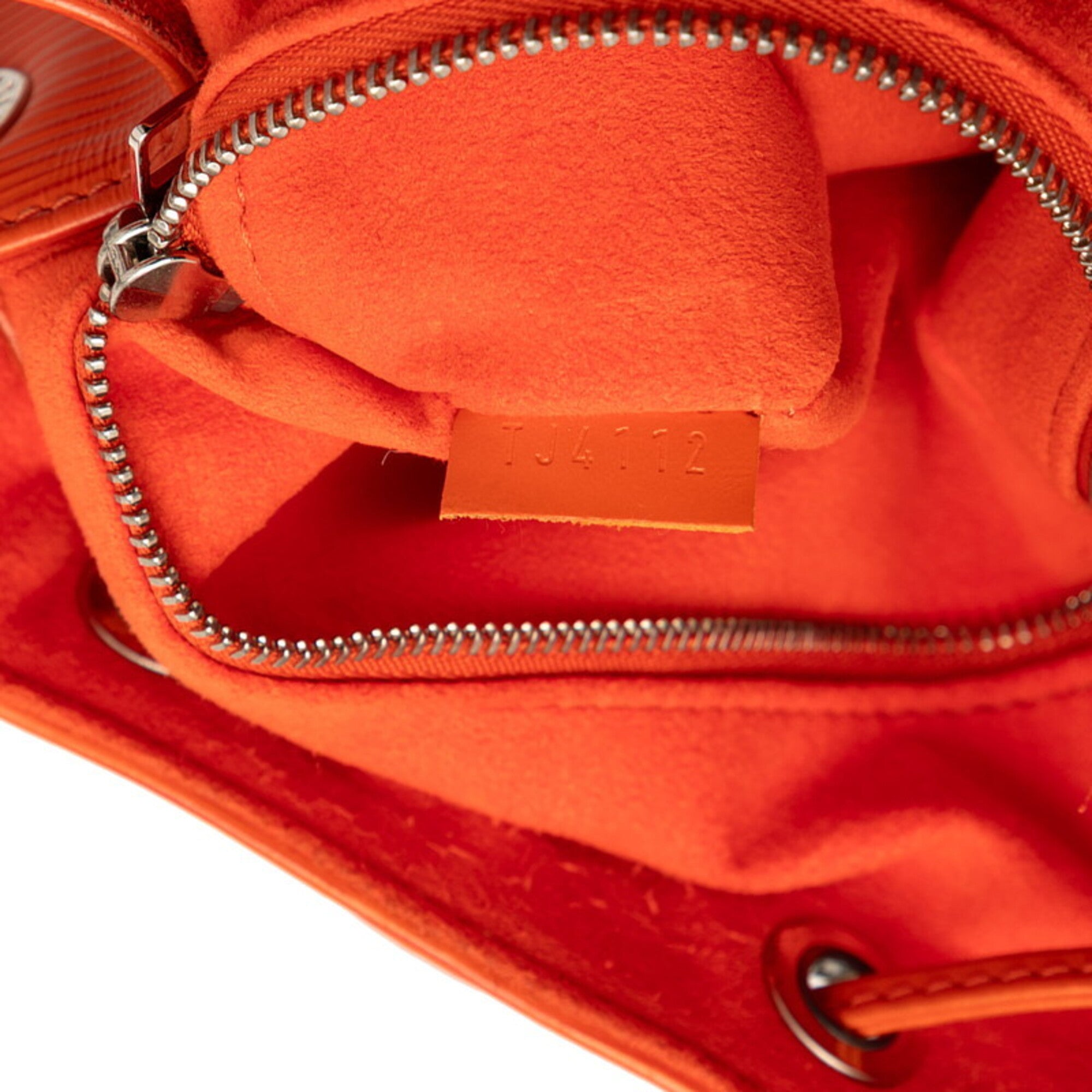 Louis Vuitton Orange Pimont Leather Shoulder Bag (Pre-Owned)