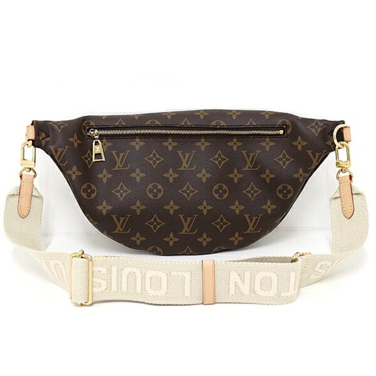 Louis Vuitton Monogram Brown Monogram Canvas Leather Crossbody Bag Shoulder Bag (Pre-Owned)