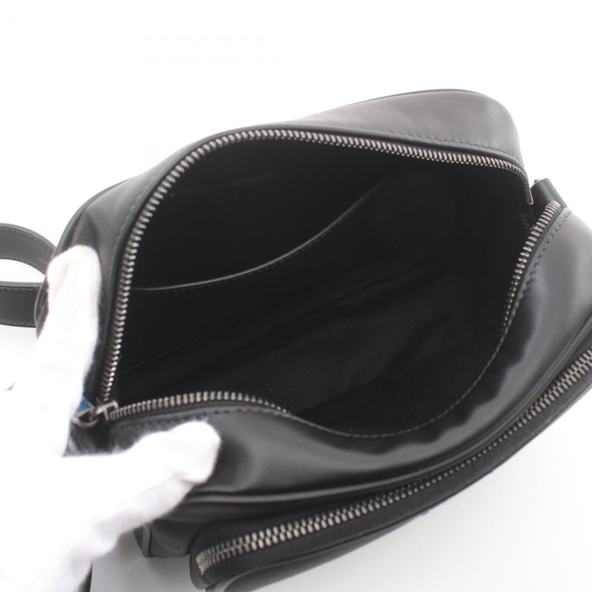Burberry Black Pvc Leather Shoulder Bag
