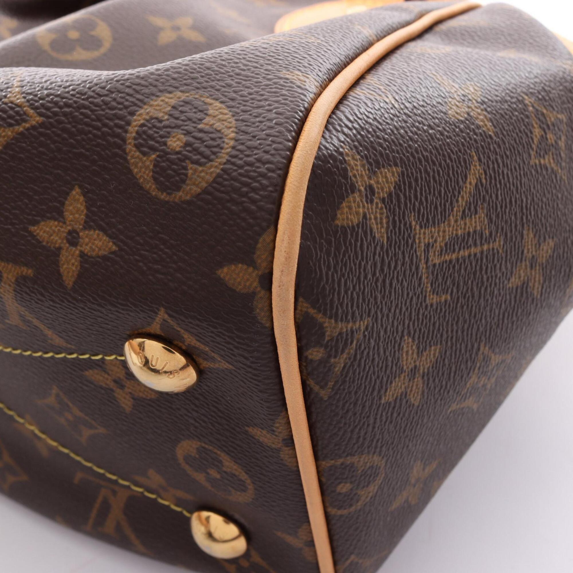 Louis Vuitton Brown Pvc Leather Handbag (Pre-Owned)