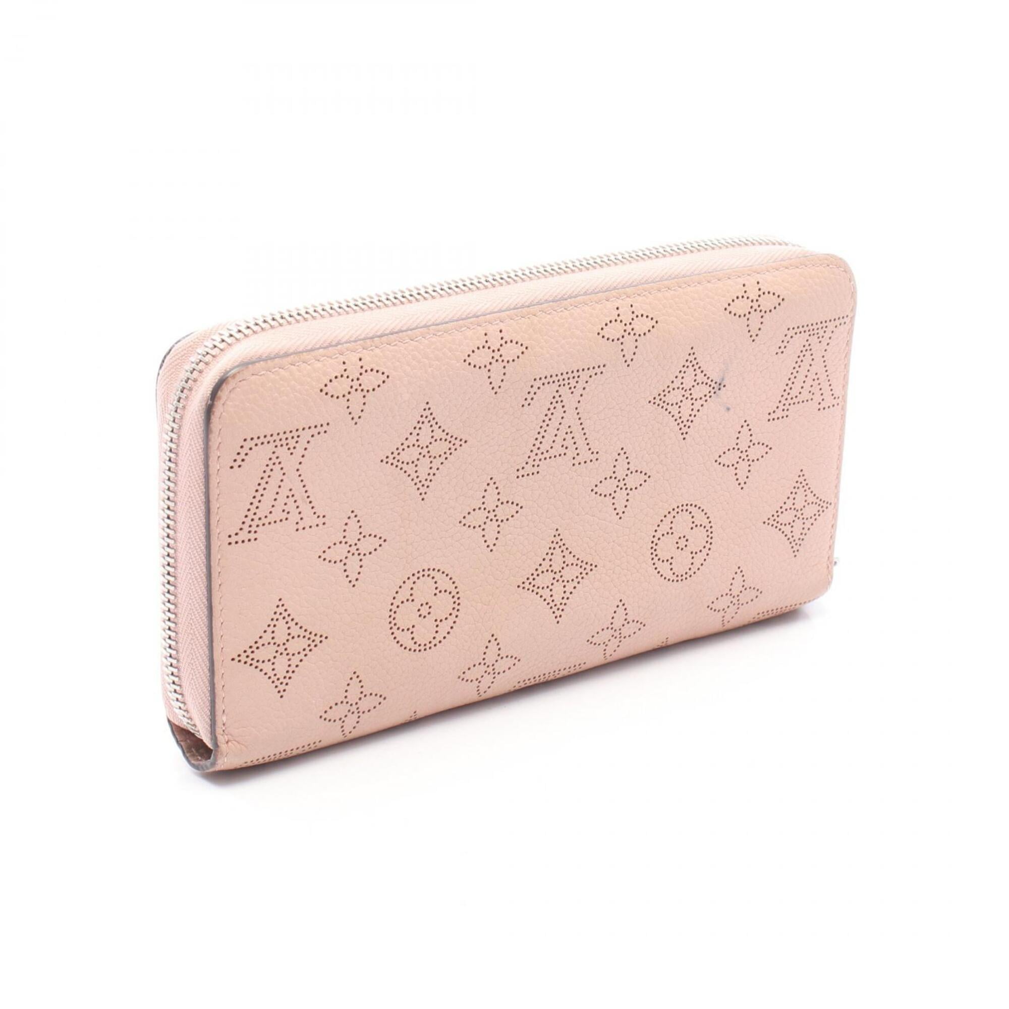 Louis Vuitton Pink Leather Long Wallet (Bi-Fold) (Pre-Owned)