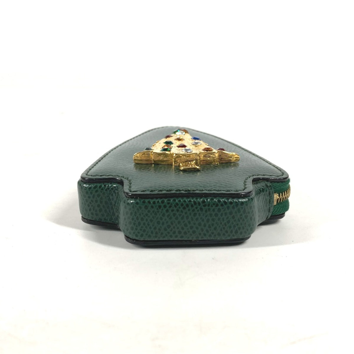 Celine Green Leather Pouch (Pre-Owned)