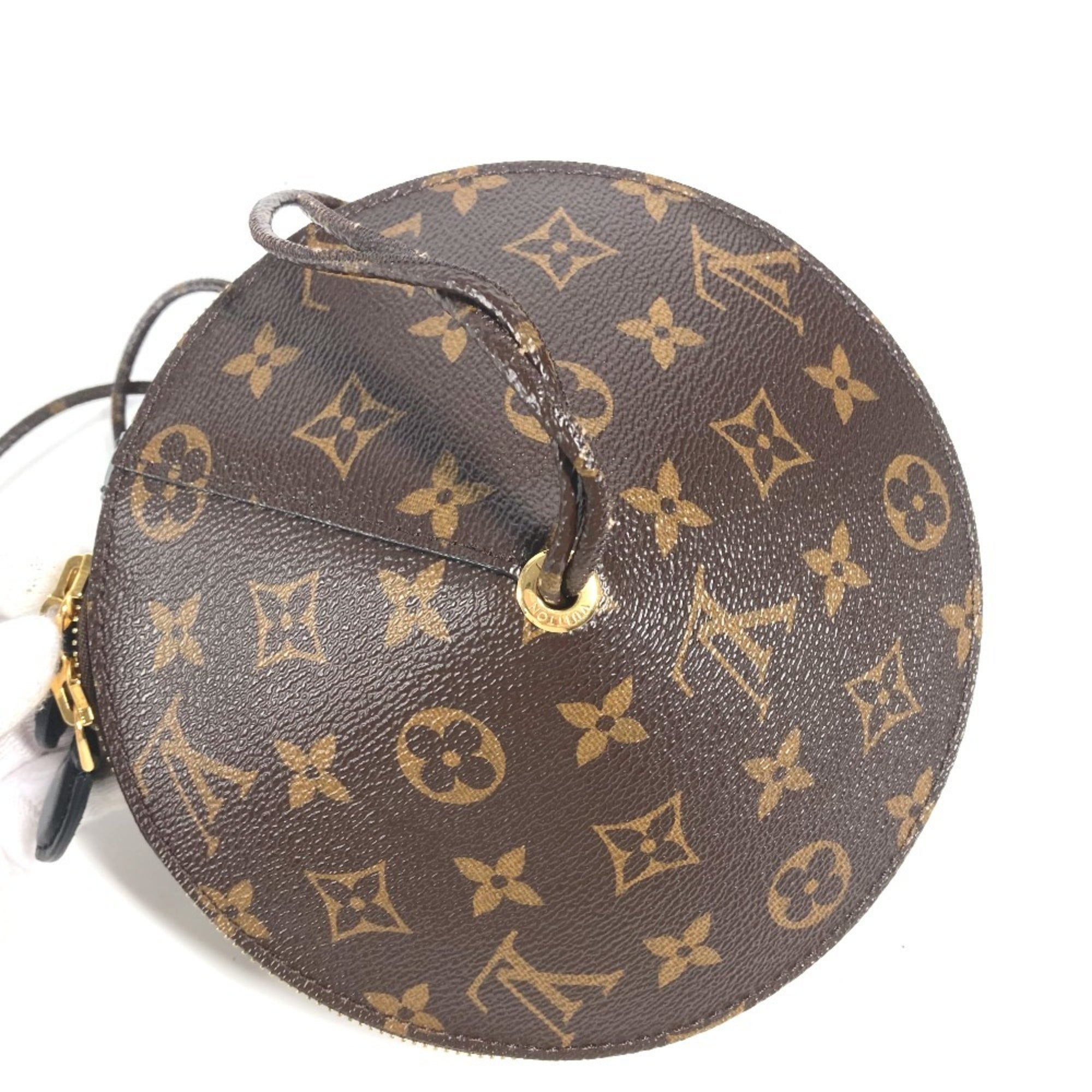 Louis Vuitton Brown Monogram Monogram Handbag Pouch Shoulder Bag (Pre-Owned)
