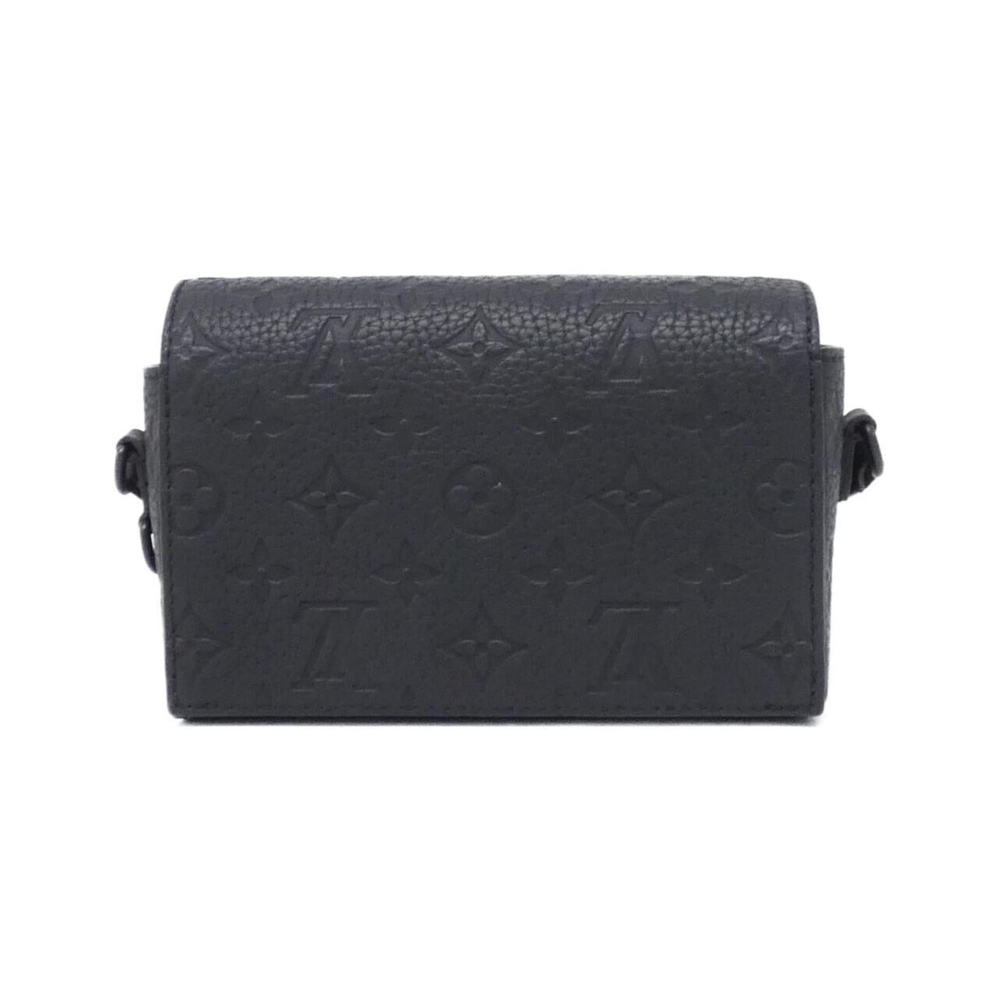 Louis Vuitton Taurillon Black Leather Shoulder Bag (Pre-Owned)