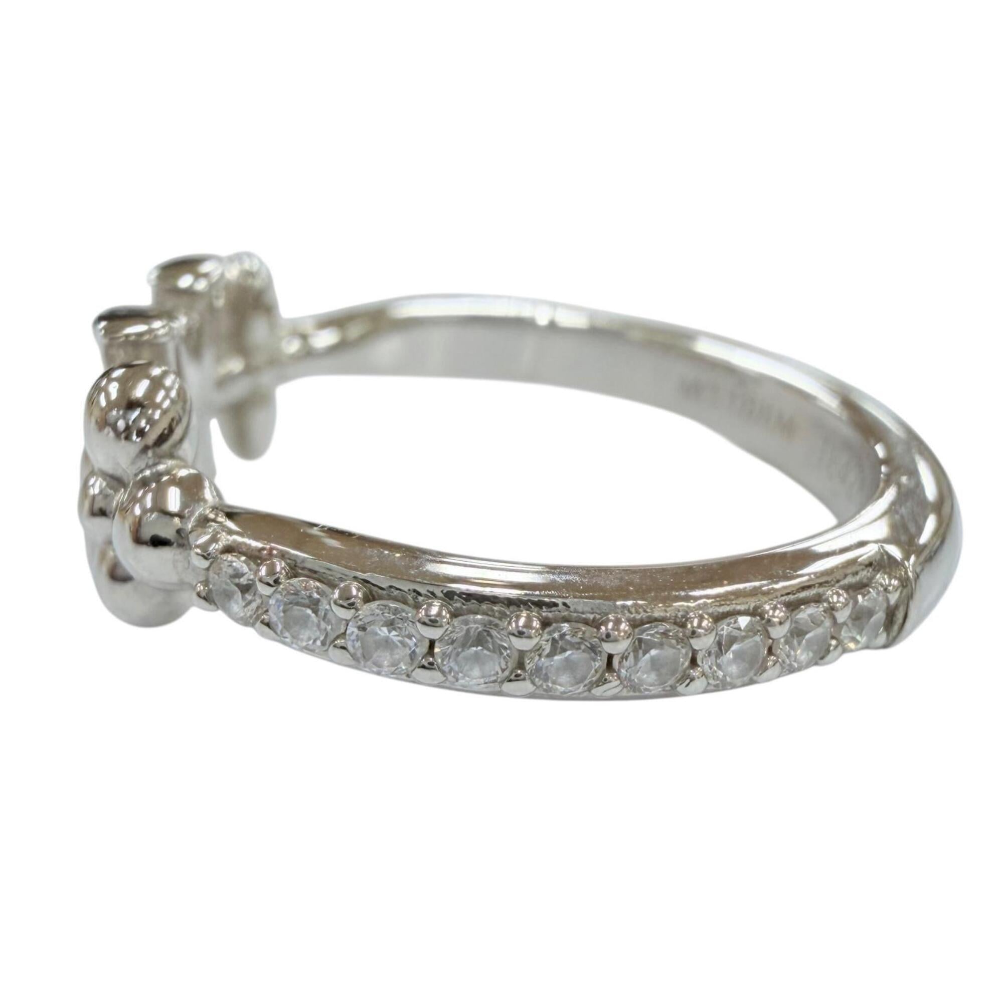 Louis Vuitton Silver Band Ring (Pre-Owned)