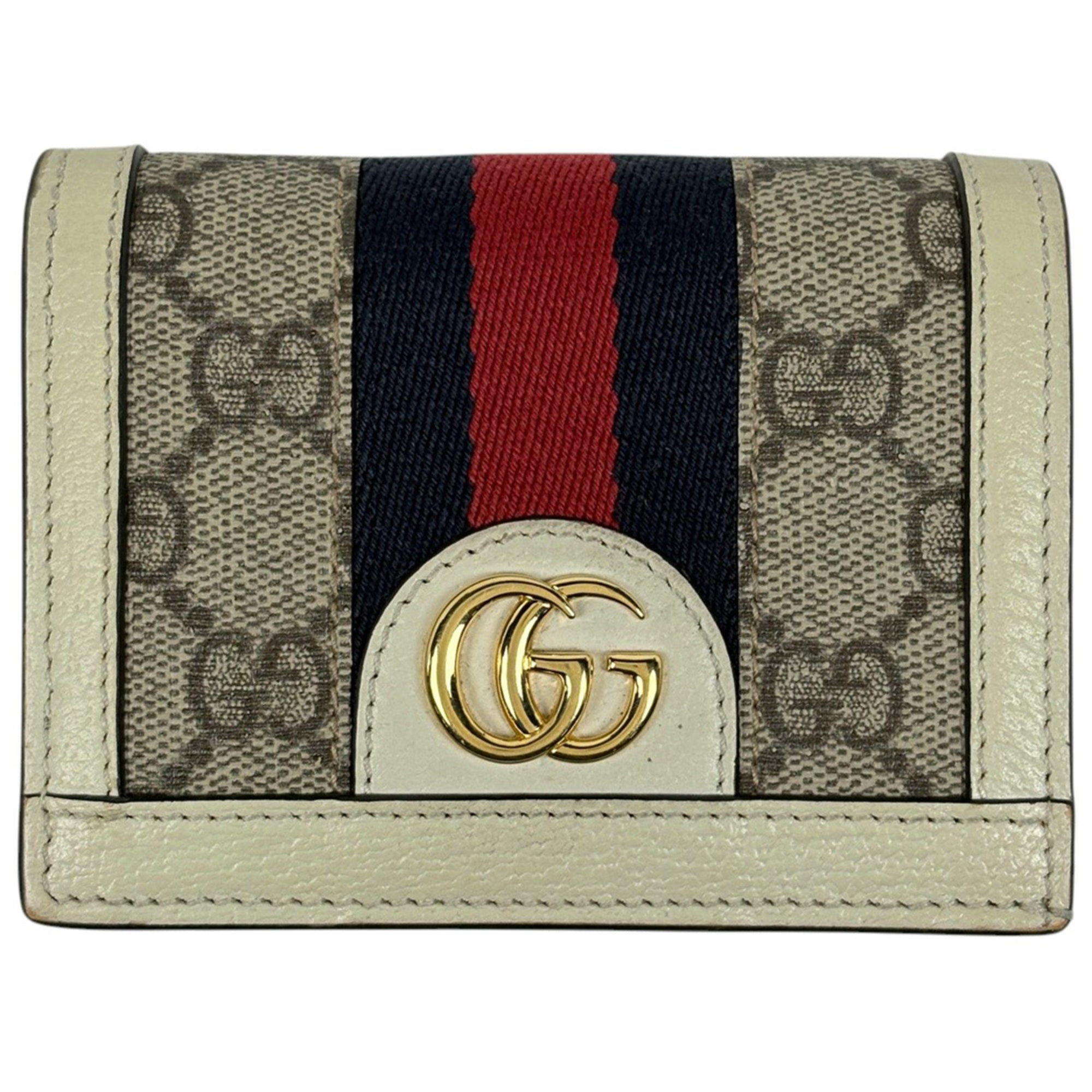 Gucci Beige Gg Supreme Wallet (Bi-Fold) (Pre-Owned)
