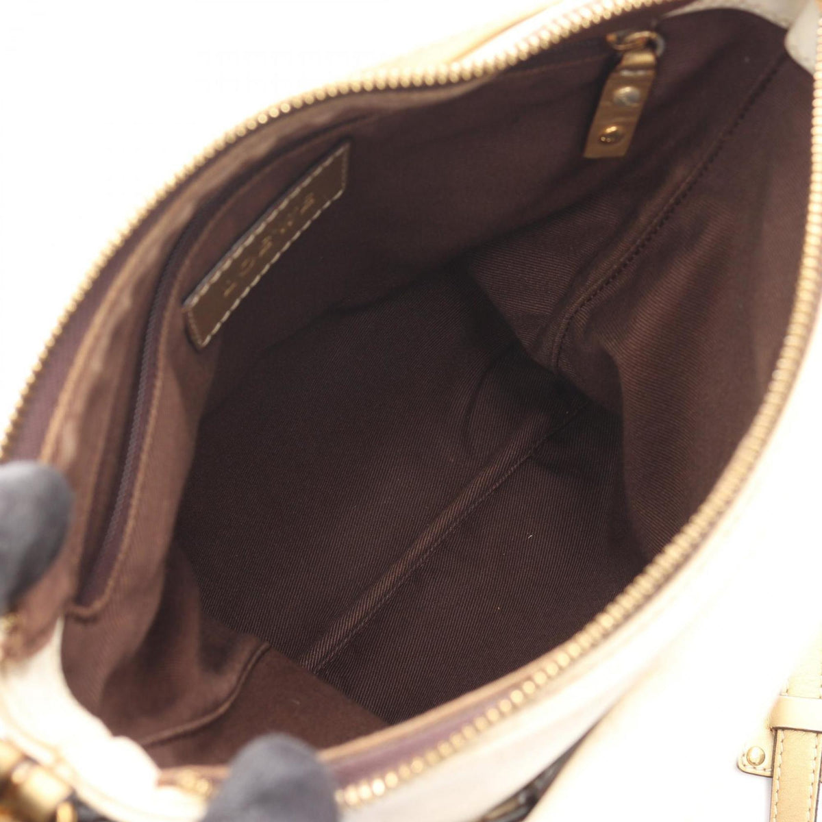 Loewe White Coated Canvas Leather Shoulder Bag (Pre-Owned)