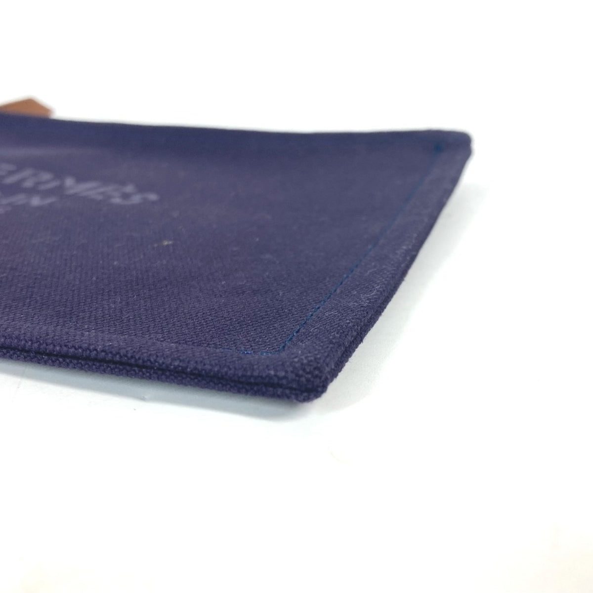 Hermes Navy Cotton Pouch (Pre-Owned)