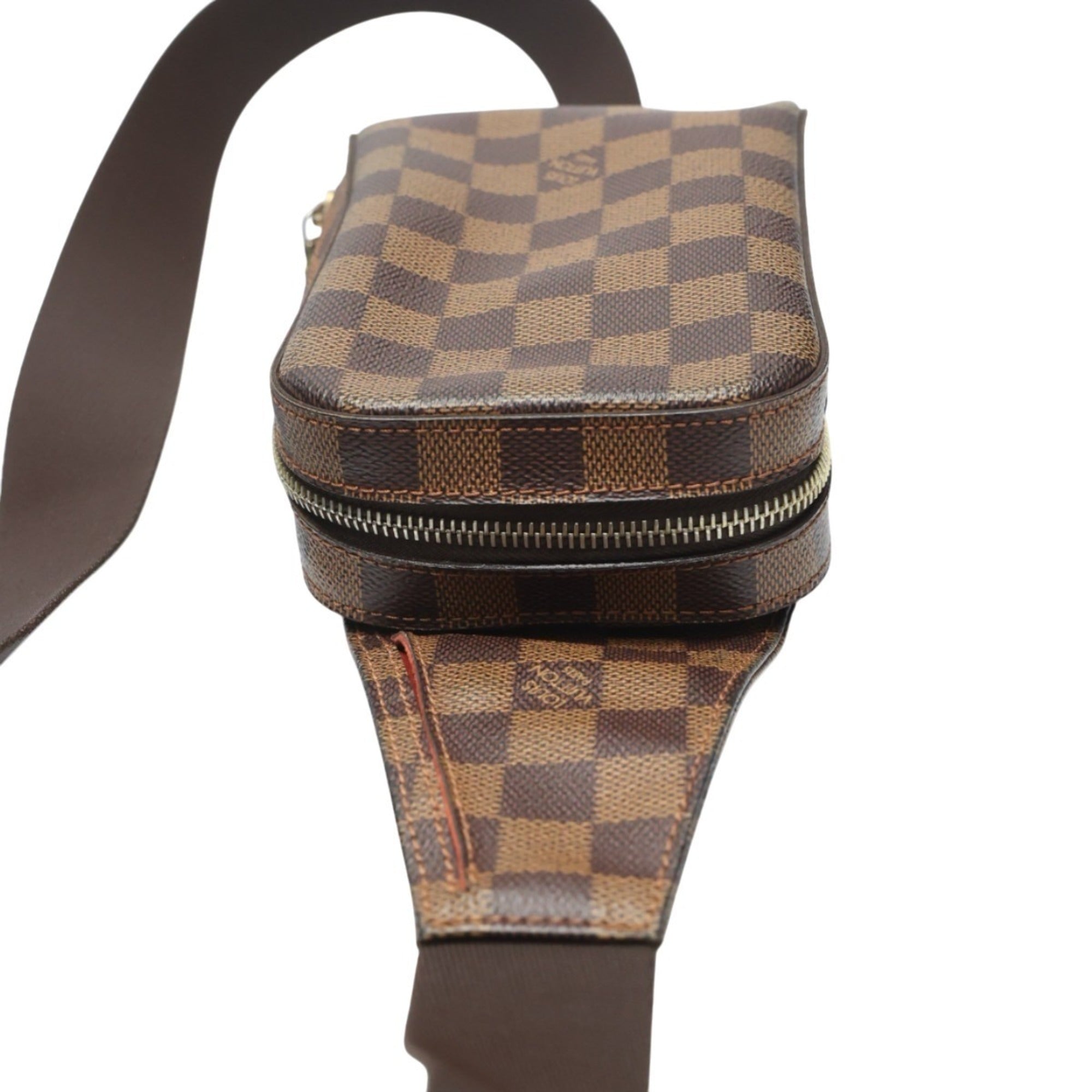 Louis Vuitton Brown Damier Canvas Ebene Damier Canvas Pouch Sling Bag (Pre-Owned)