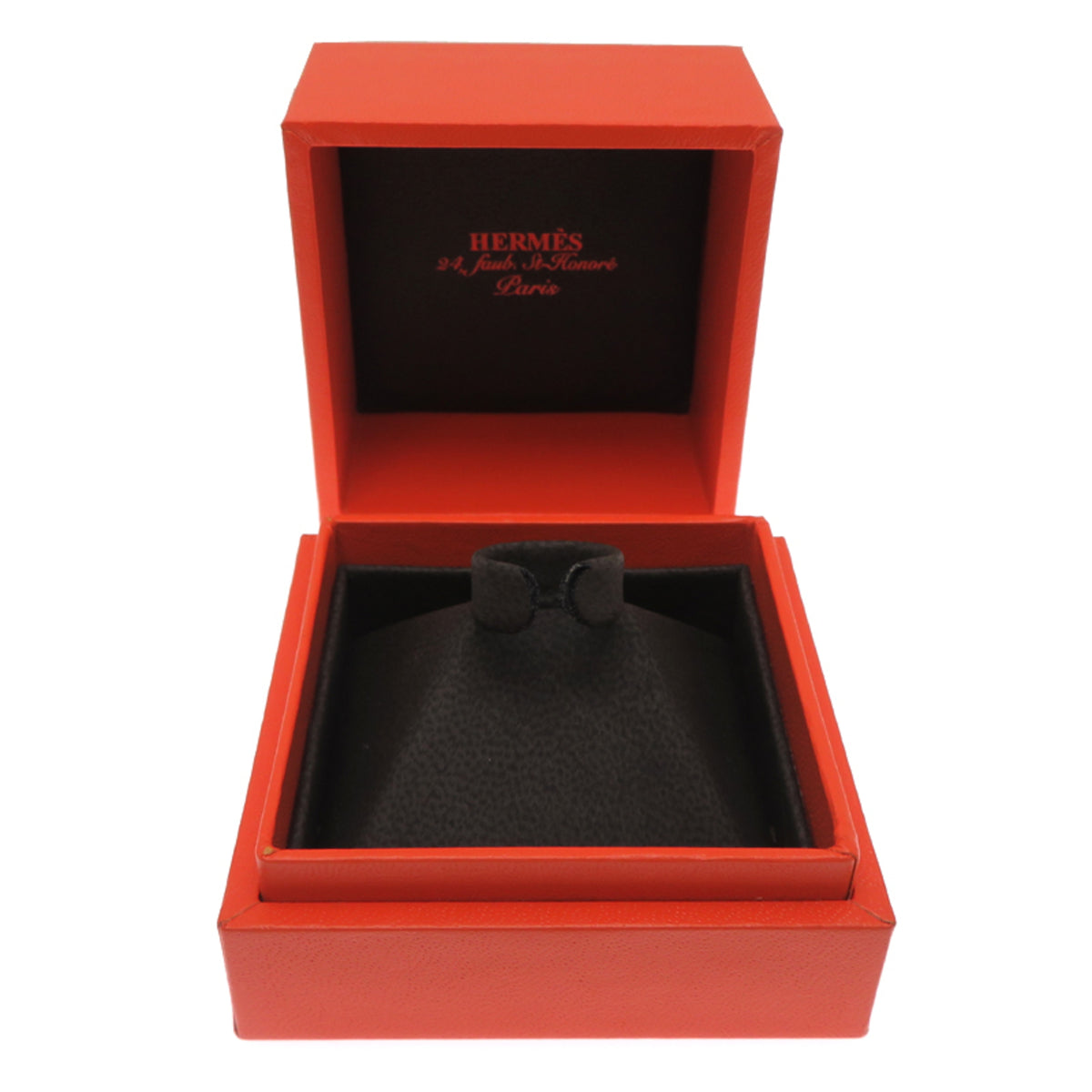 Hermes Silver 925 Band Ring (Pre-Owned)