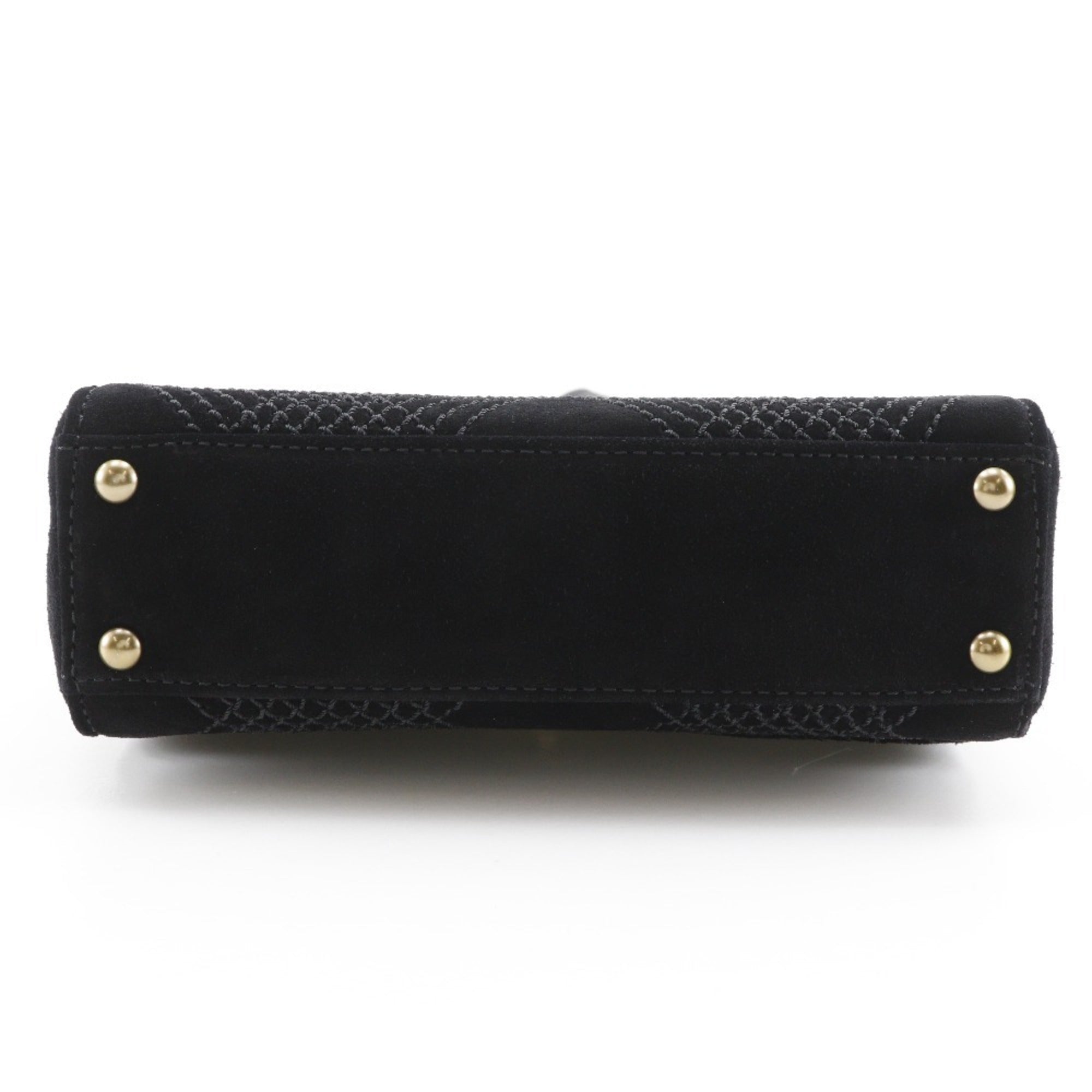 Chanel Black Suede Shoulder Bag (Pre-Owned)
