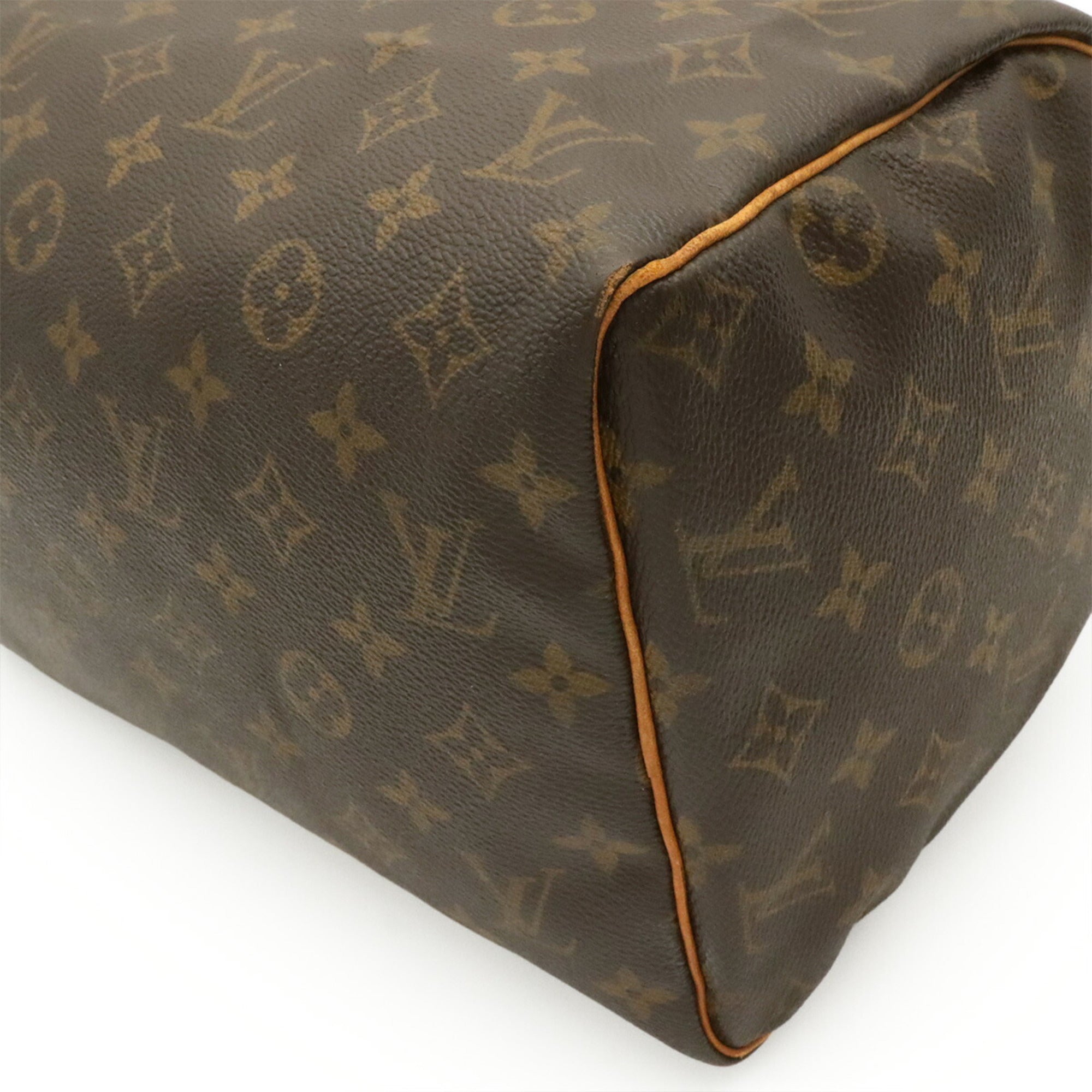 Louis Vuitton Brown Monogram Canvas Boston Bag Handbag (Pre-Owned)