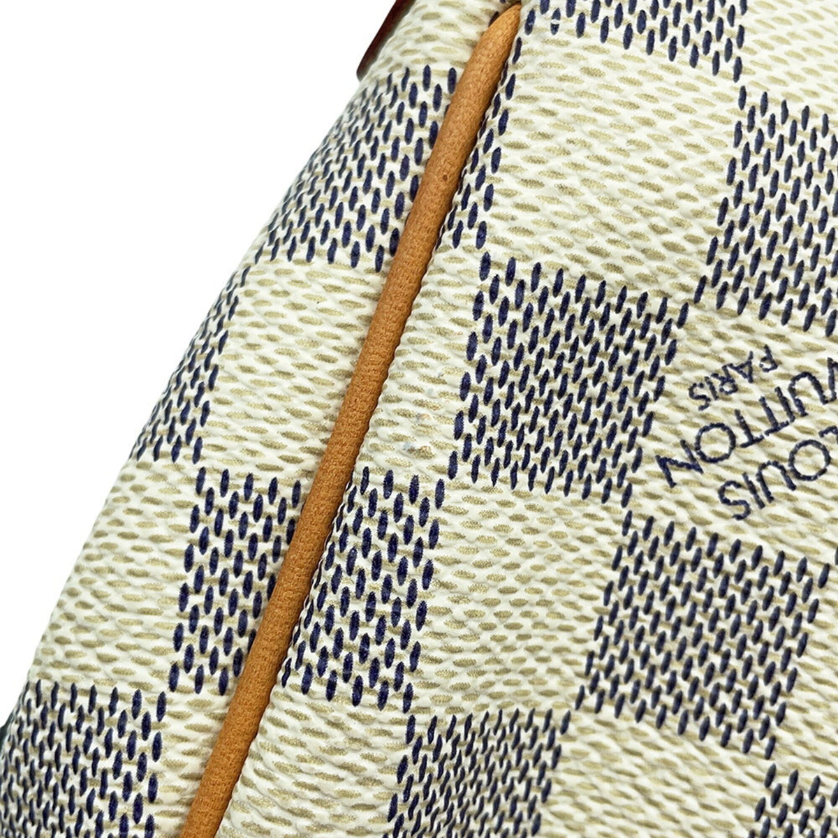 Louis Vuitton Beige Damier Azur Clutch Bag Shoulder Bag (Pre-Owned)