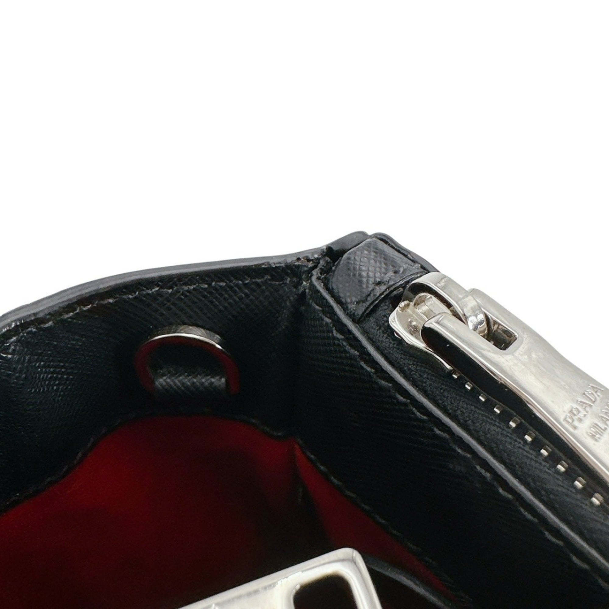 Prada Saffiano Black Leather Tote Bag (Pre-Owned)