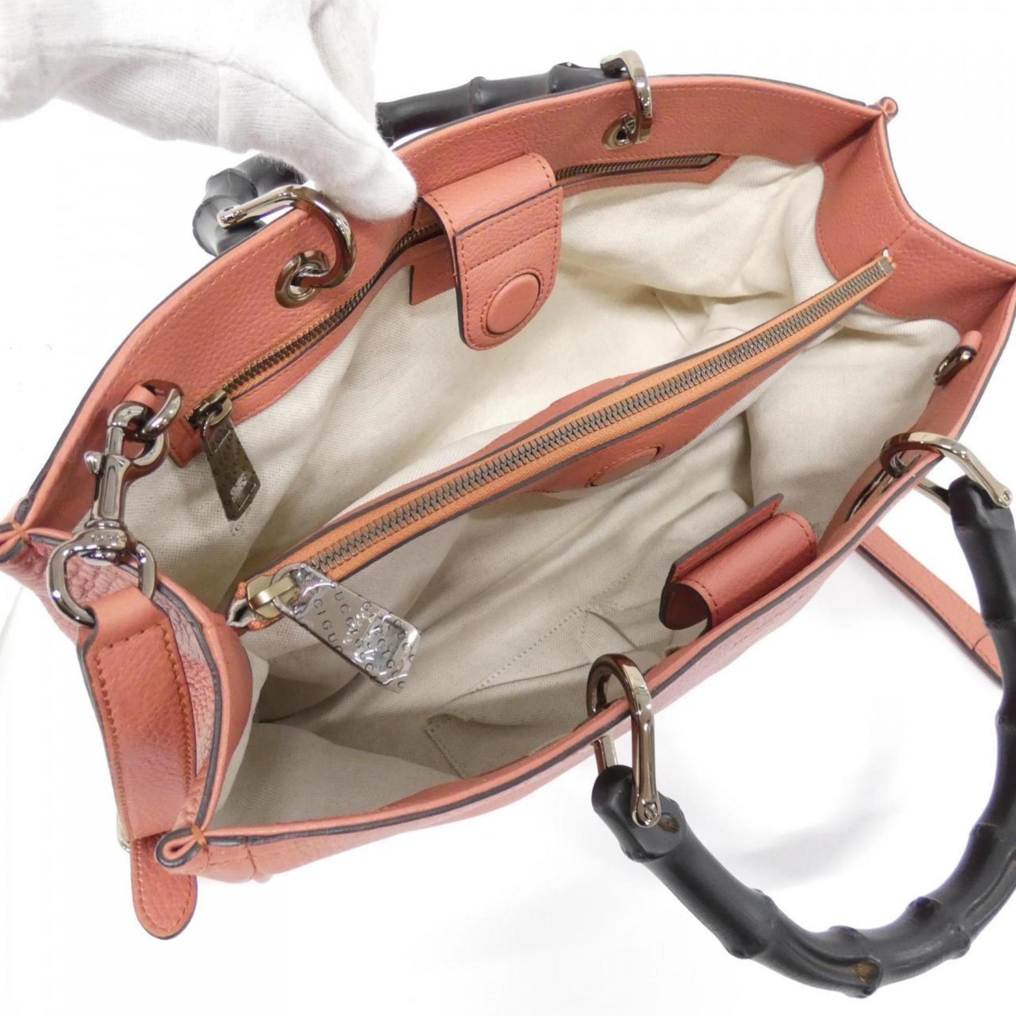 Gucci Pink Leather Handbag (Pre-Owned)