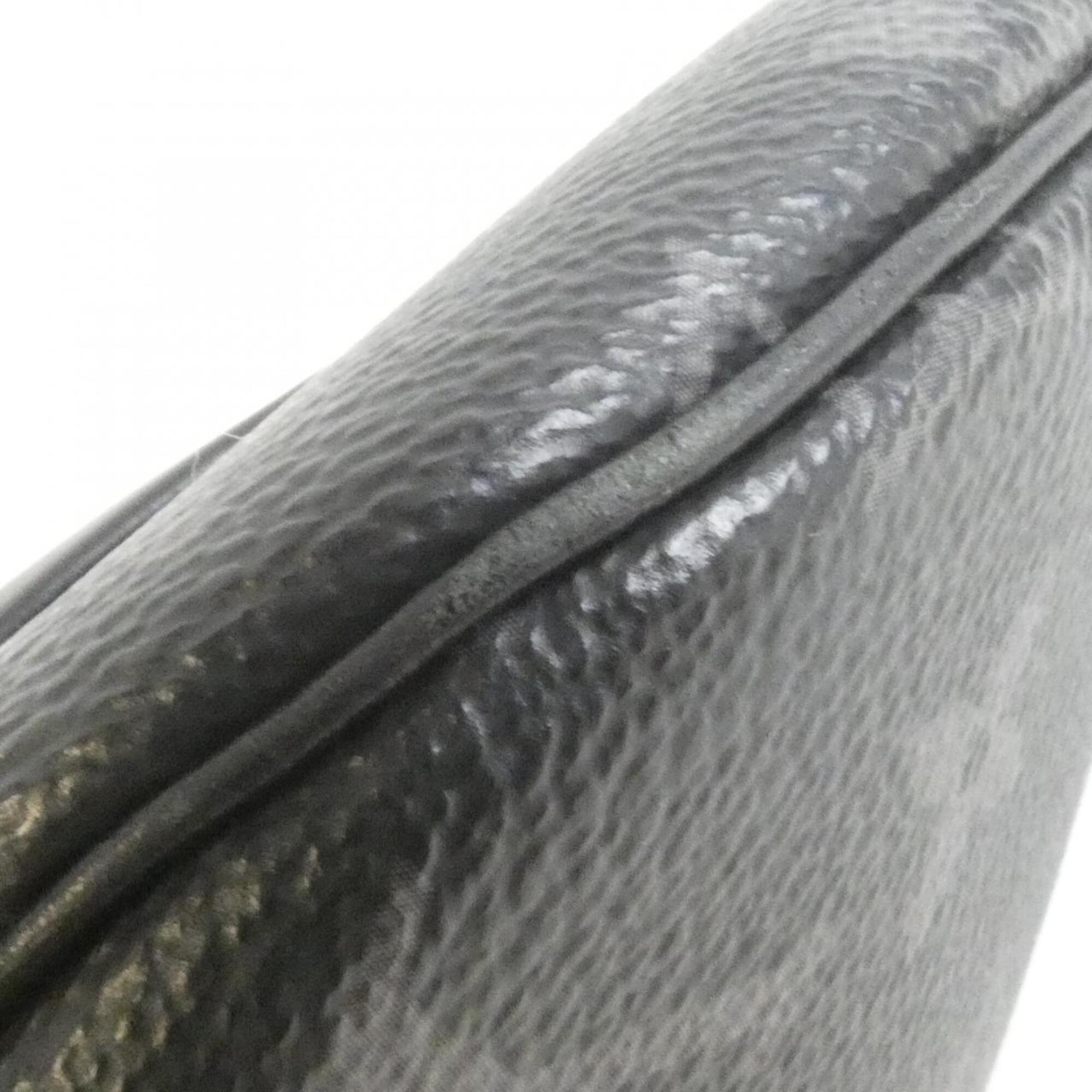 Louis Vuitton Black Coated Canvas Shoulder Bag (Pre-Owned)