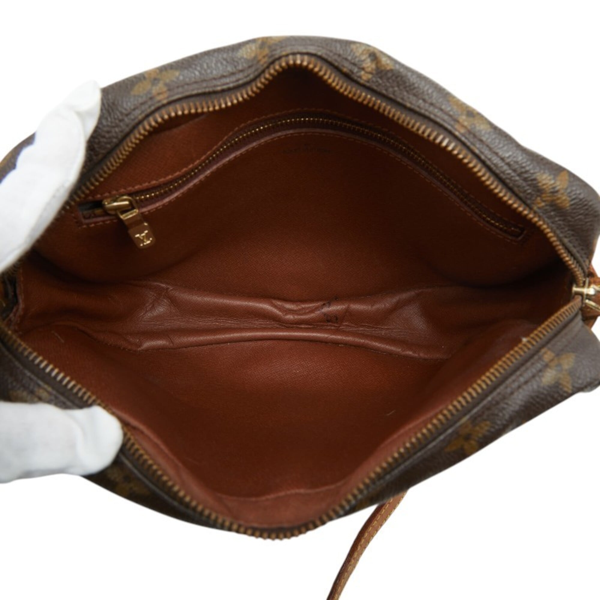 Louis Vuitton Brown Pvc Leather Shoulder Bag (Pre-Owned)