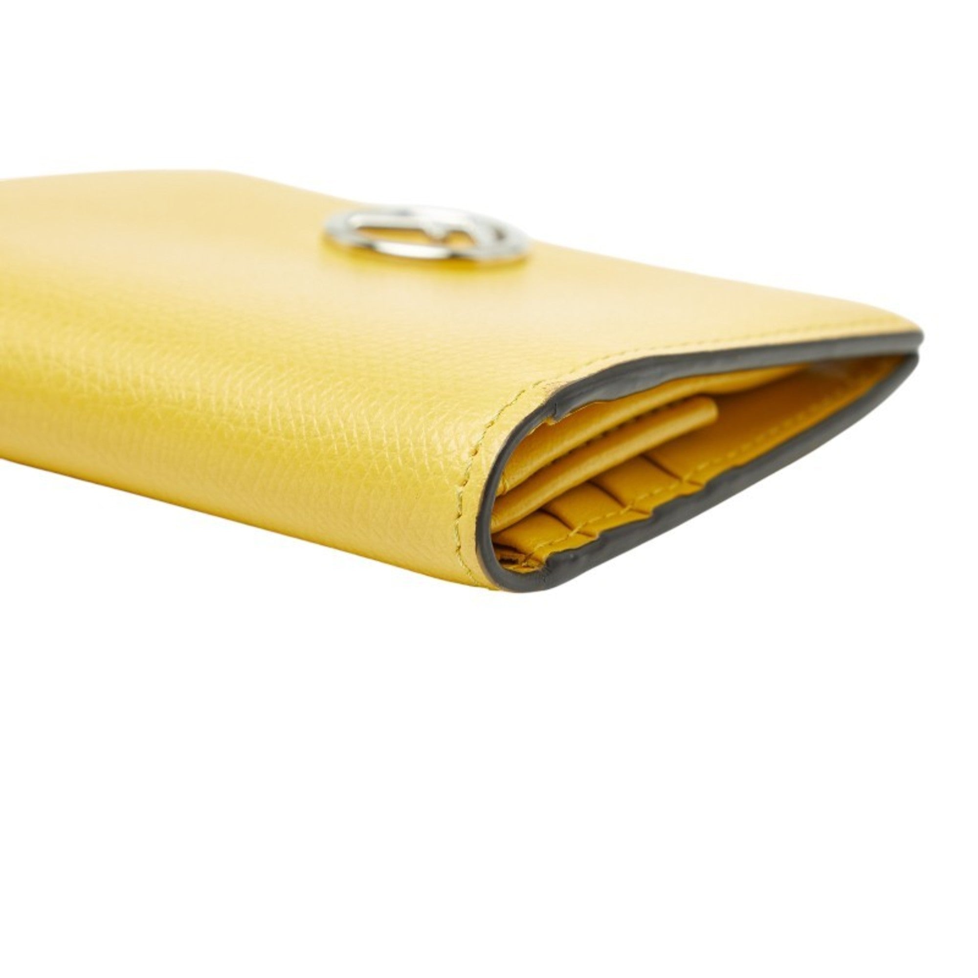 Fendi Yellow Leather Wallet (Bi-Fold) (Pre-Owned)