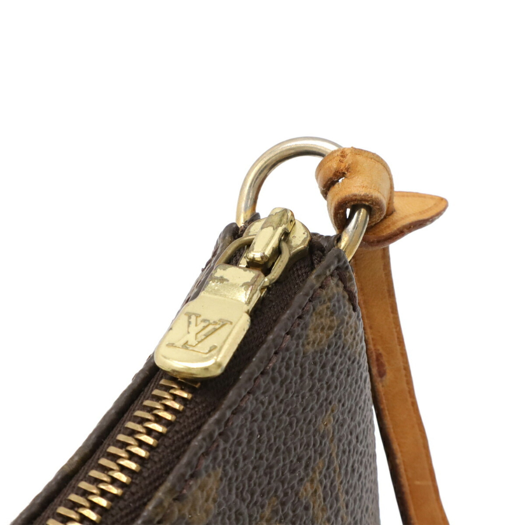 Louis Vuitton Brown Monogram Canvas Pvc Coated Canvas Handbag Pochette Pouch (Pre-Owned)