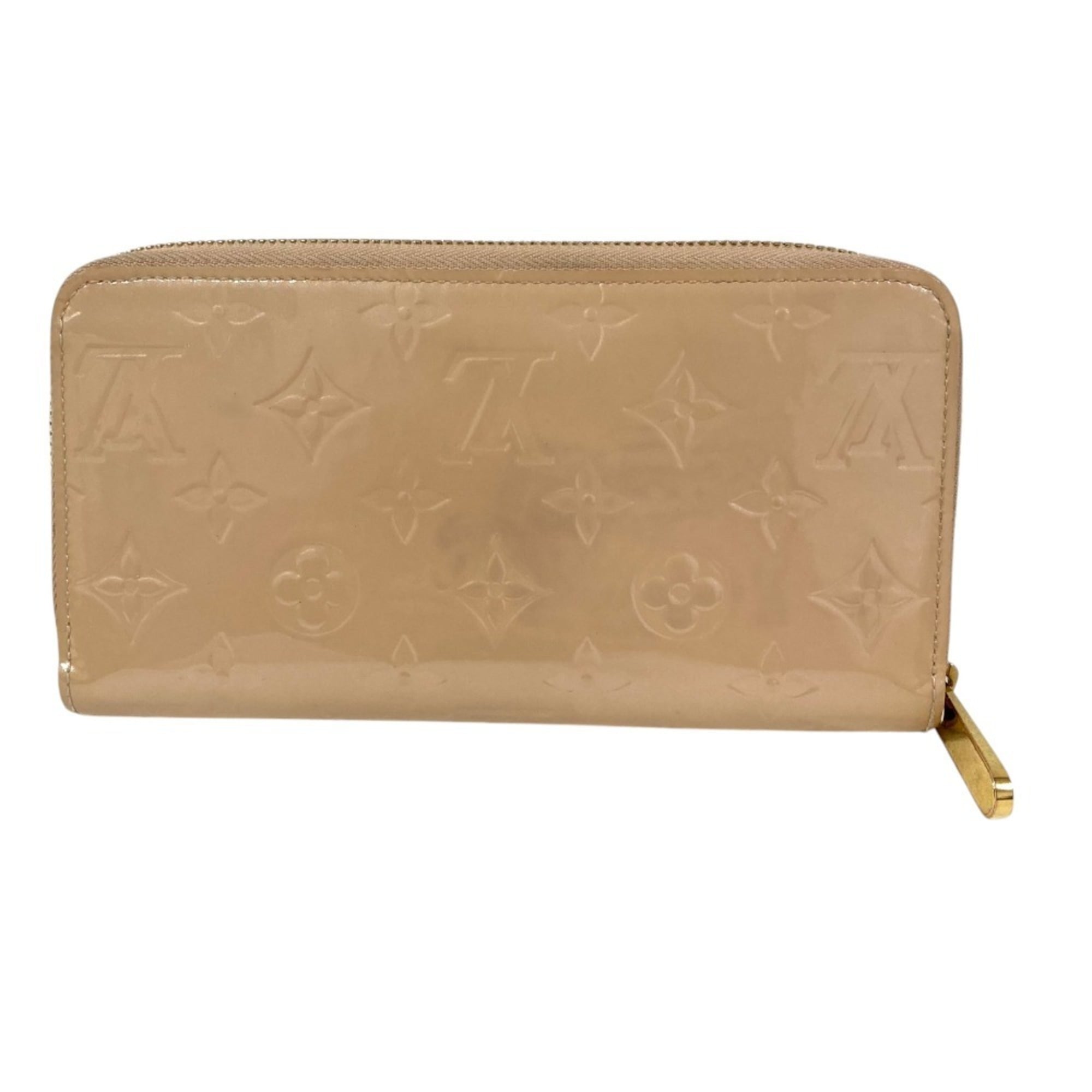 Louis Vuitton Beige Monogram Vernis Wallet (Bi-Fold) (Pre-Owned)