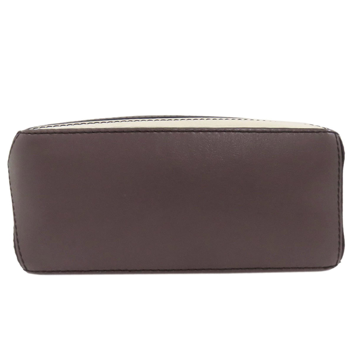Loewe Black Brown White Leather Handbag (Pre-Owned)