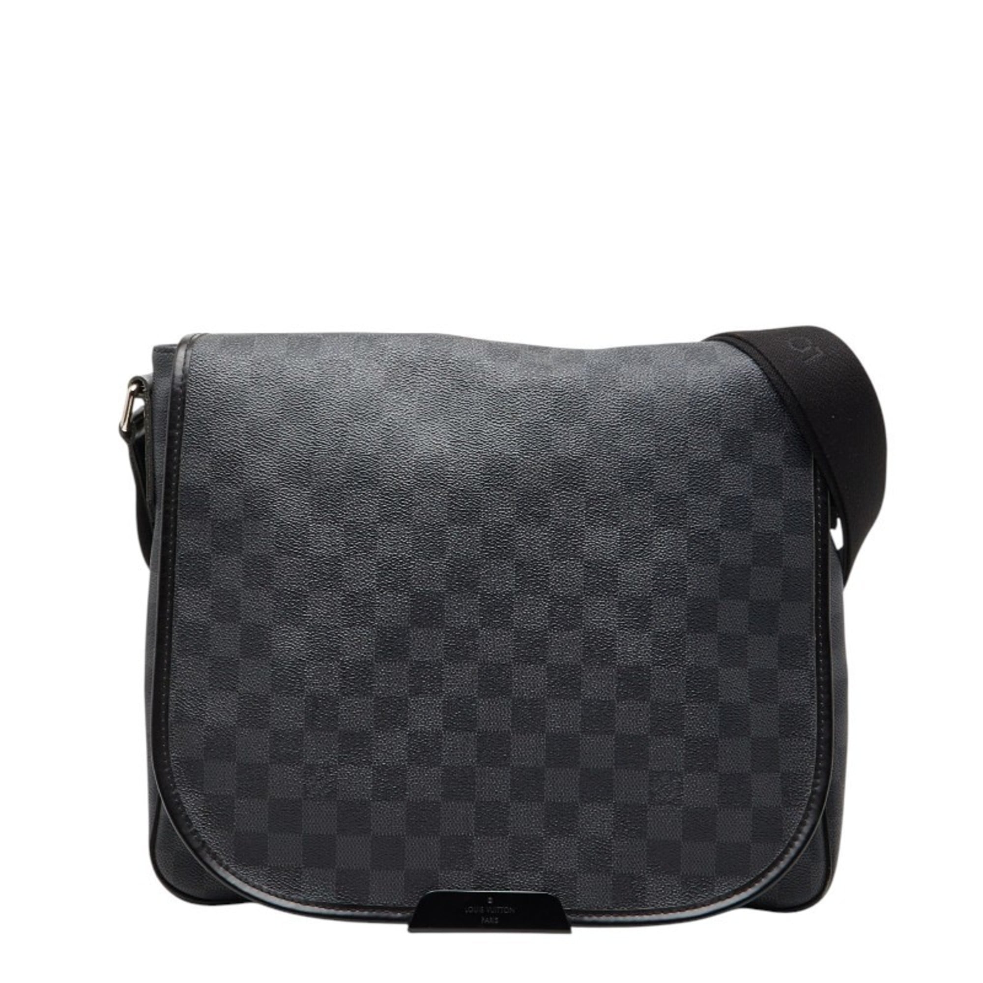 Louis Vuitton Black Pvc Leather Shoulder Bag (Pre-Owned)