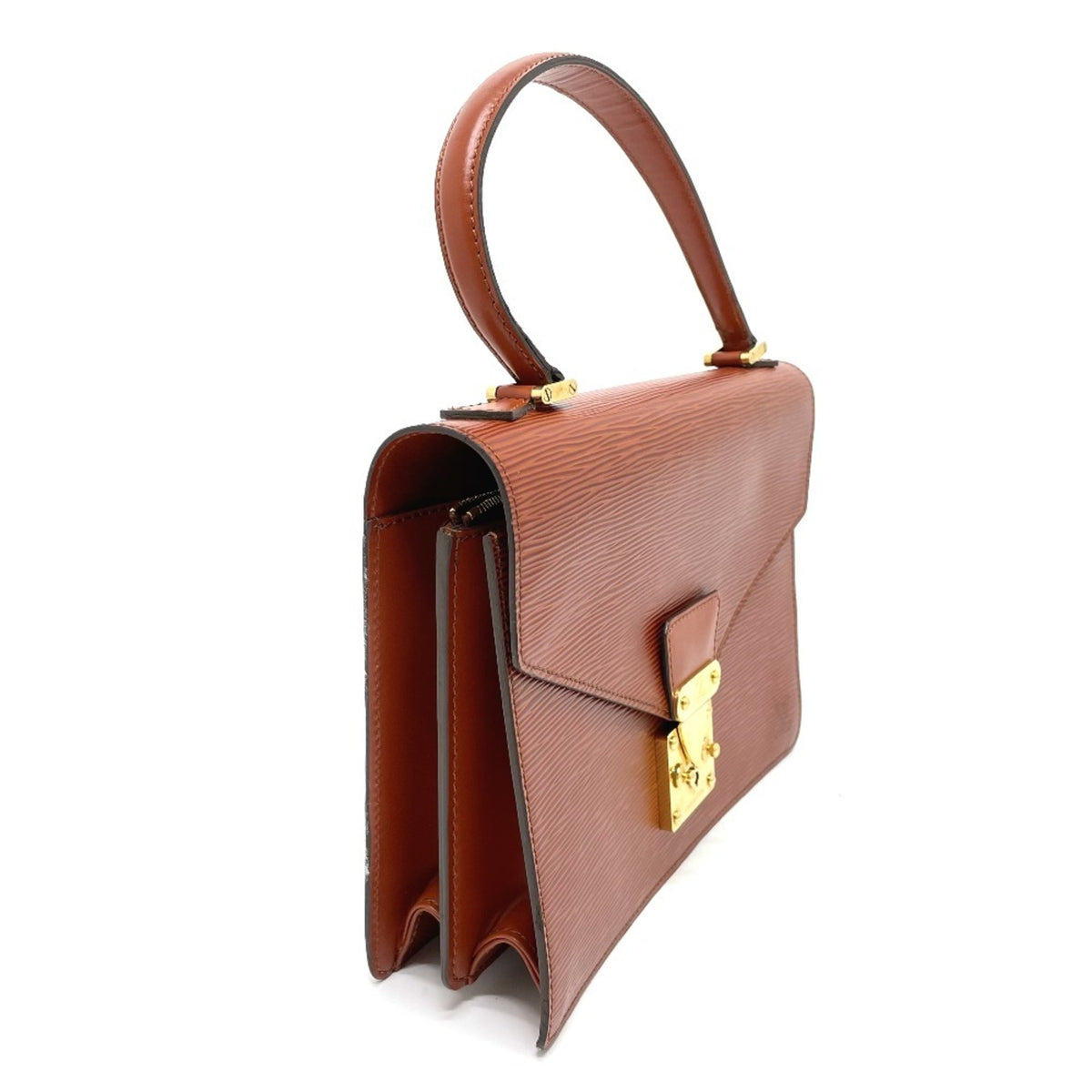 Louis Vuitton Brown Epi Leather Handbag (Pre-Owned)