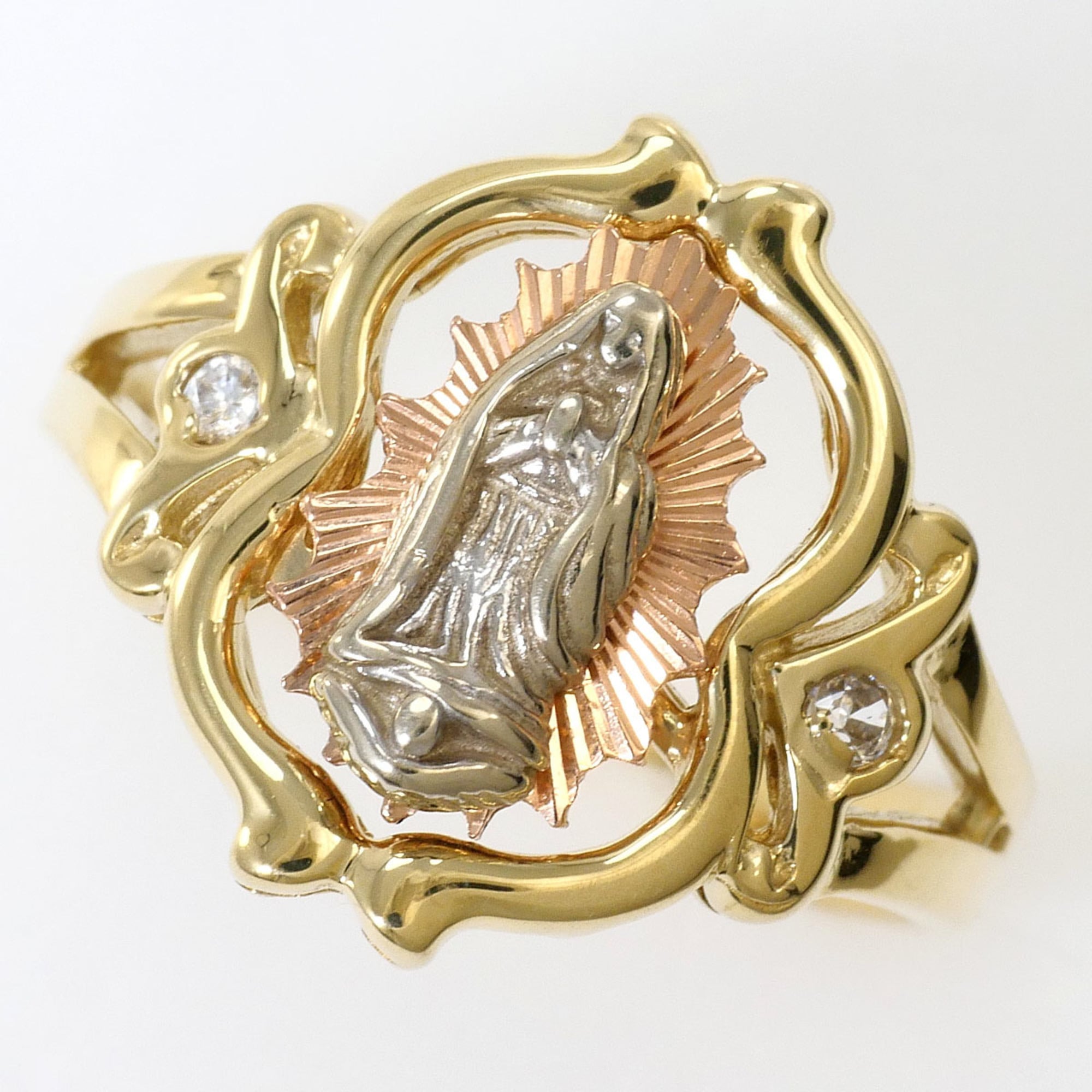 Unbranded Pink Gold White Gold Yellow Gold Pink Gold (10K) White Gold (10K) Yellow Gold (10K) Band Ring (Pre-Owned)