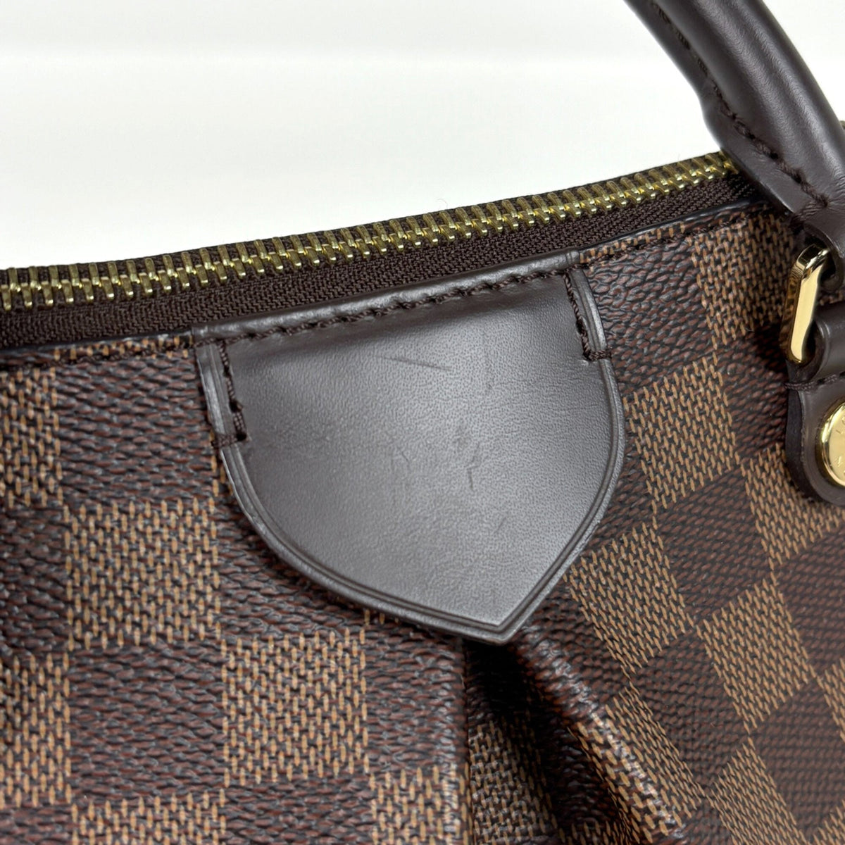 Louis Vuitton Brown Damier Canvas Handbag Shoulder Bag (Pre-Owned)