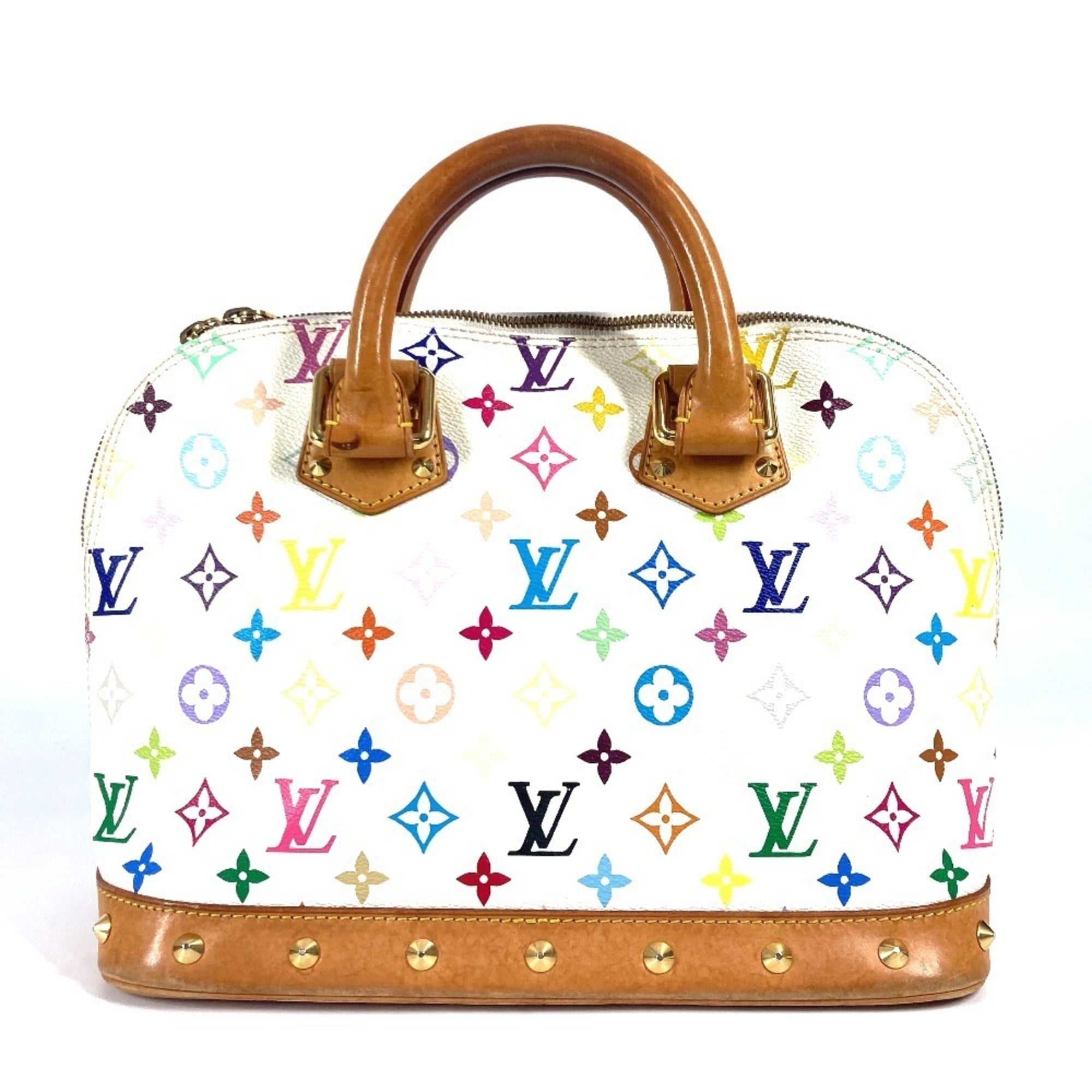 Louis Vuitton Monogram Multicolore Blanc White Monogram Multicolore Handbag Tote Bag (Pre-Owned)