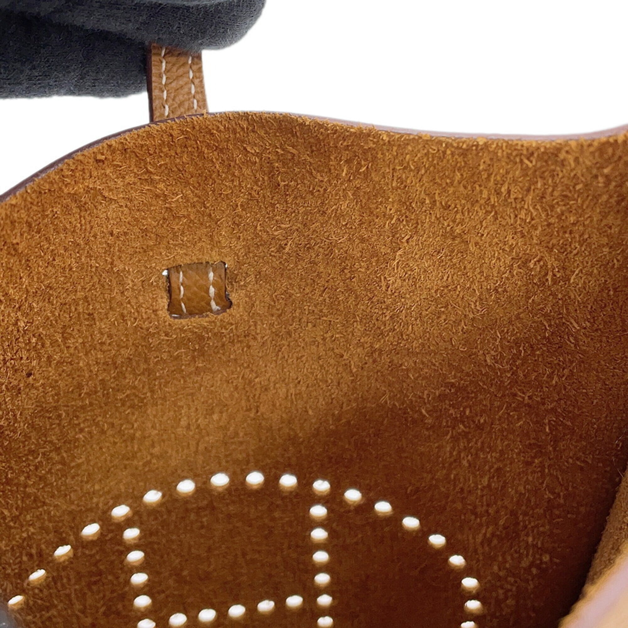 Hermes Gold Epsom Leather Shoulder Bag (Pre-Owned)