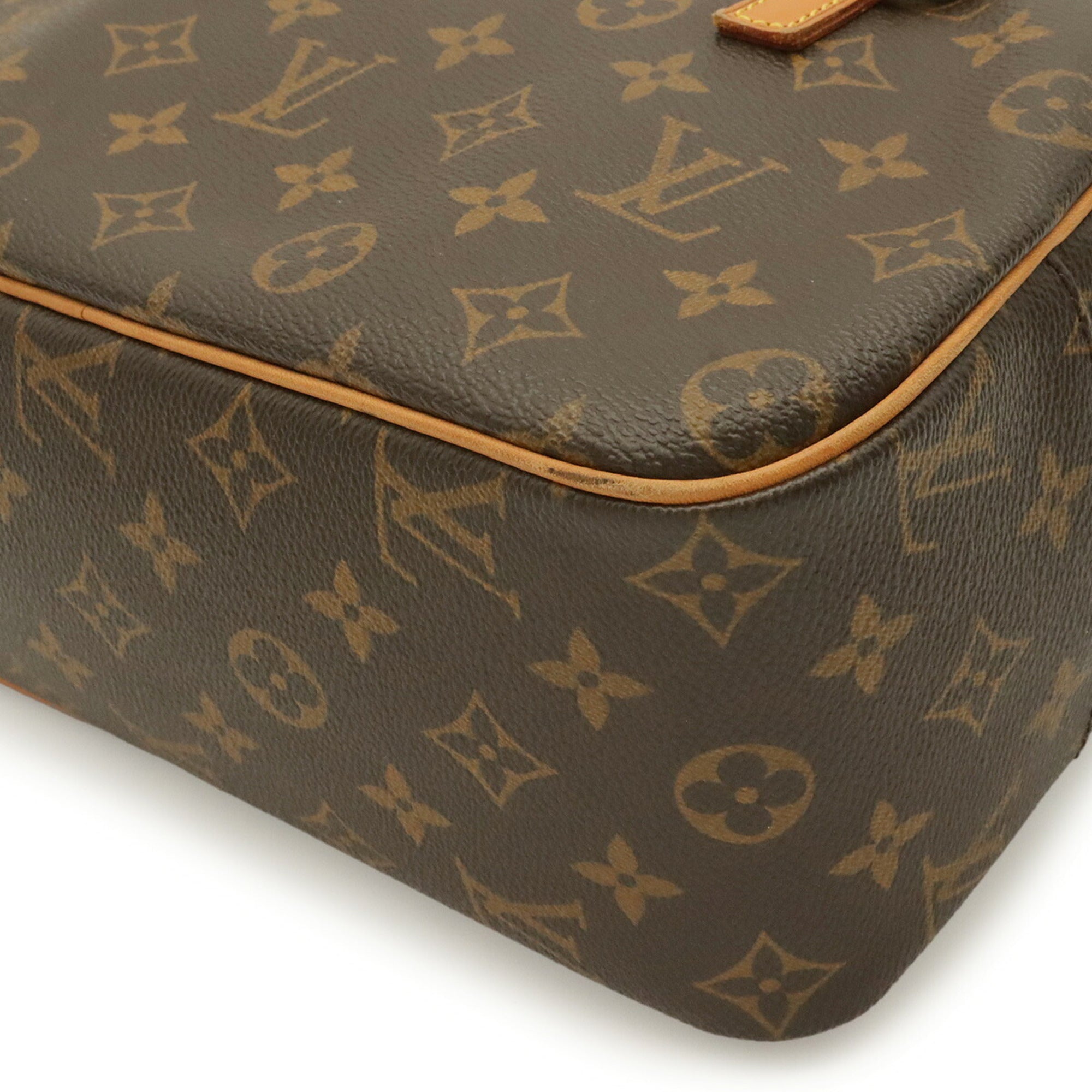 Louis Vuitton Brown Monogram Canvas Shoulder Bag (Pre-Owned)