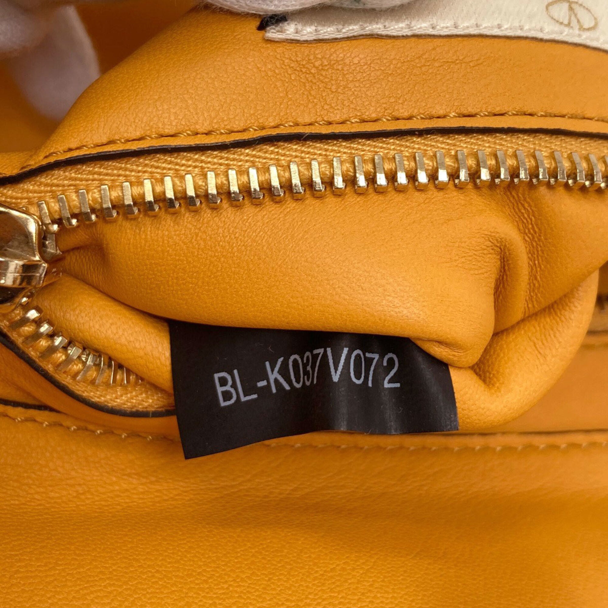 Unspecified Orange Leather Handbag (Pre-Owned)