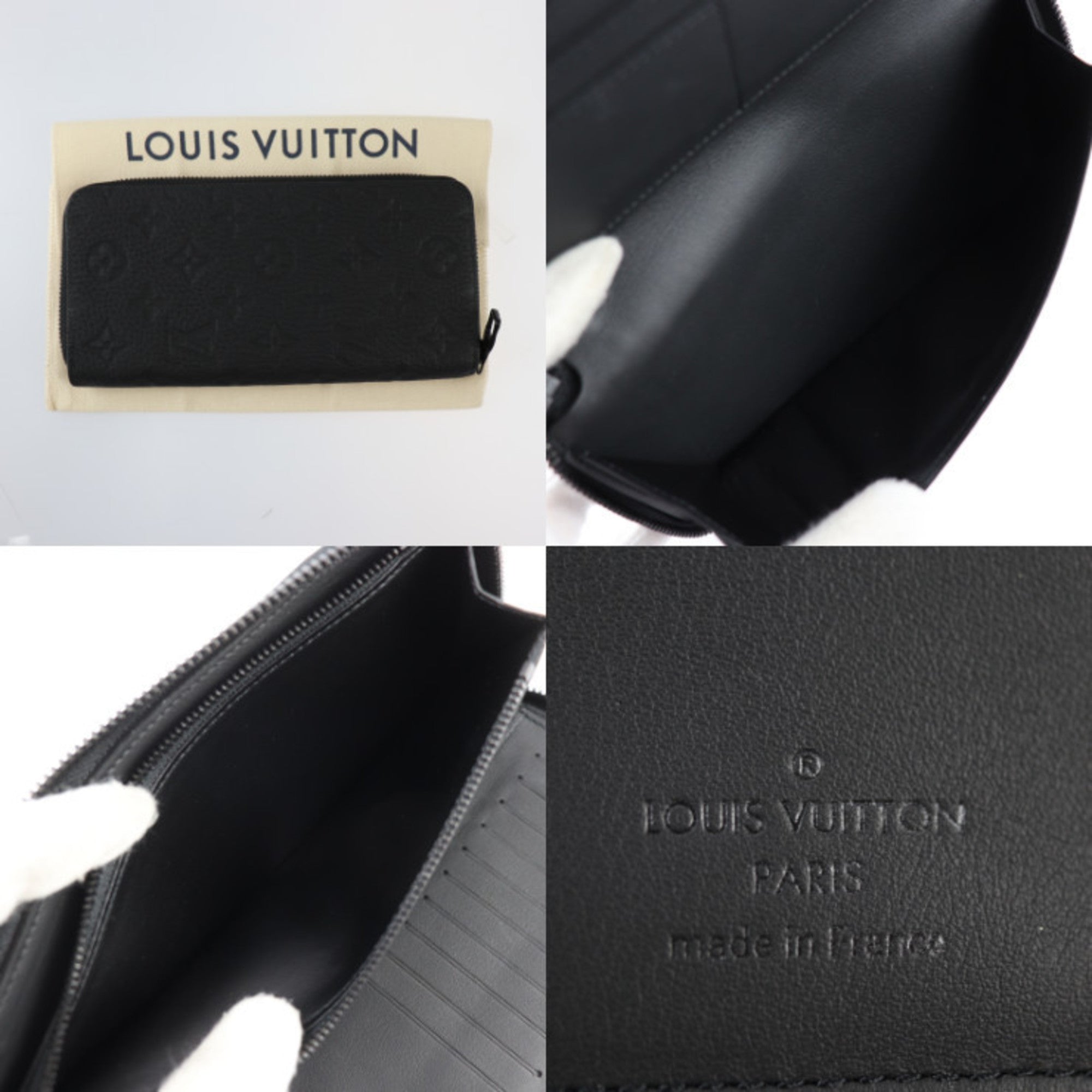 Louis Vuitton Monogram Black Monogram Monogram Long Wallet (Bi-Fold) (Pre-Owned)