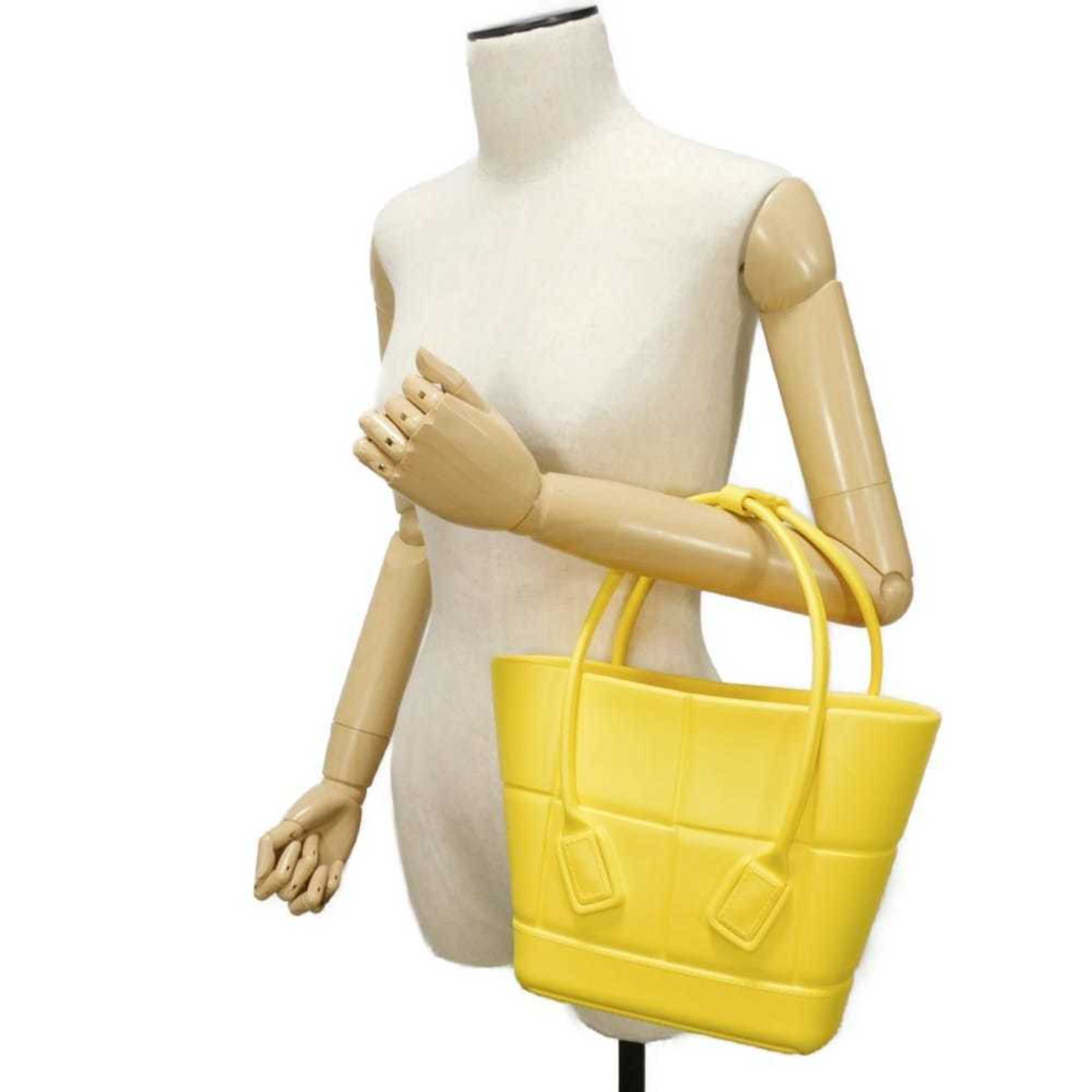 Bottega Veneta Yellow Silicone Tote Bag (Pre-Owned)