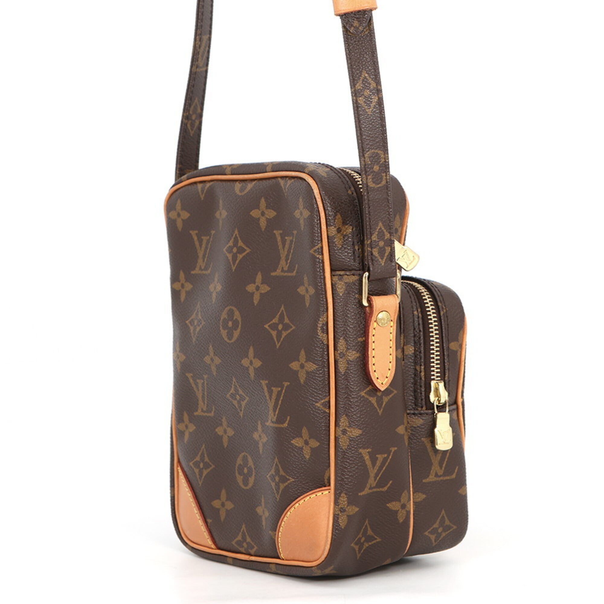 Louis Vuitton Brown Monogram Handbag Shoulder Bag (Pre-Owned)
