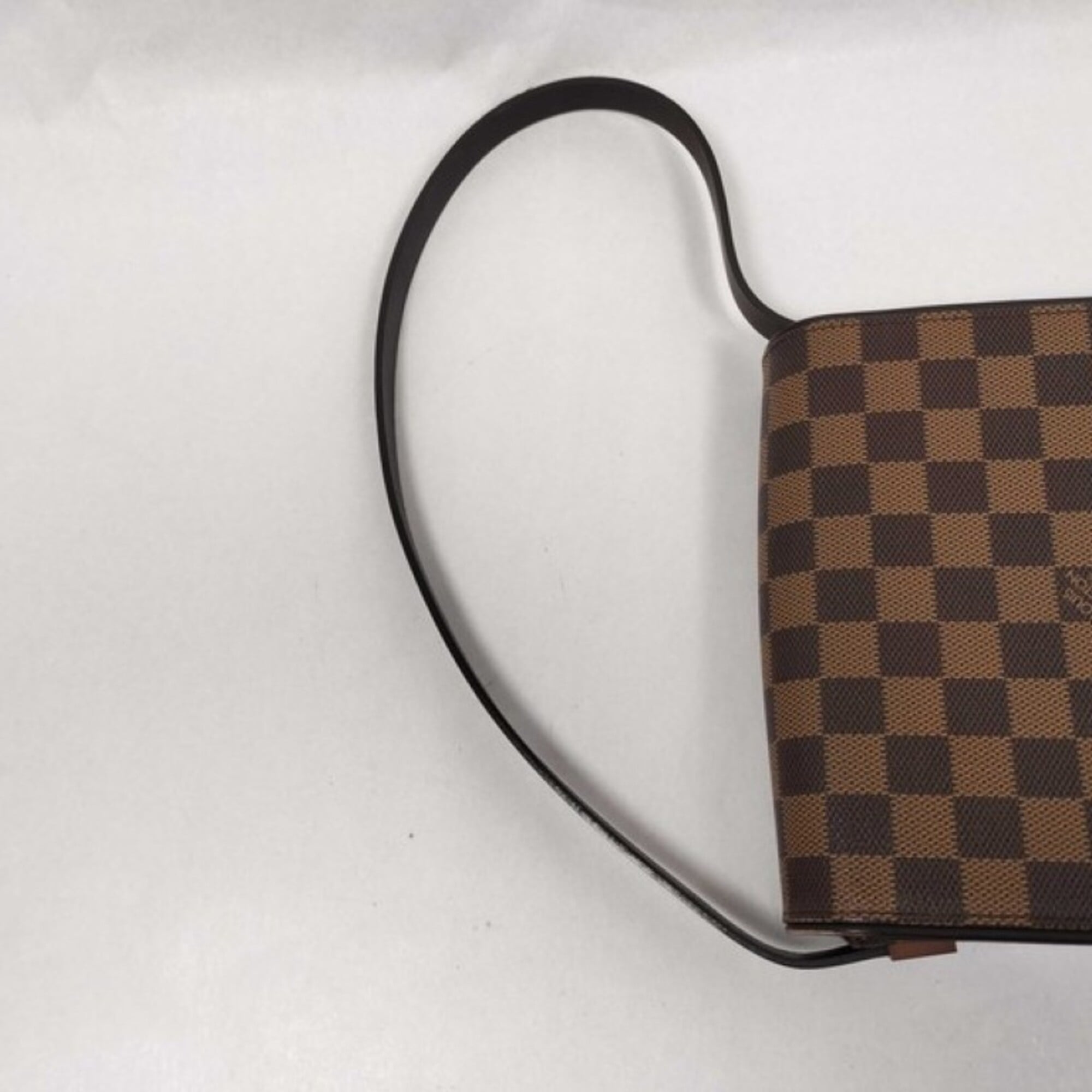 Louis Vuitton Brown Damier Canvas Ebene Damier Canvas Shoulder Bag (Pre-Owned)