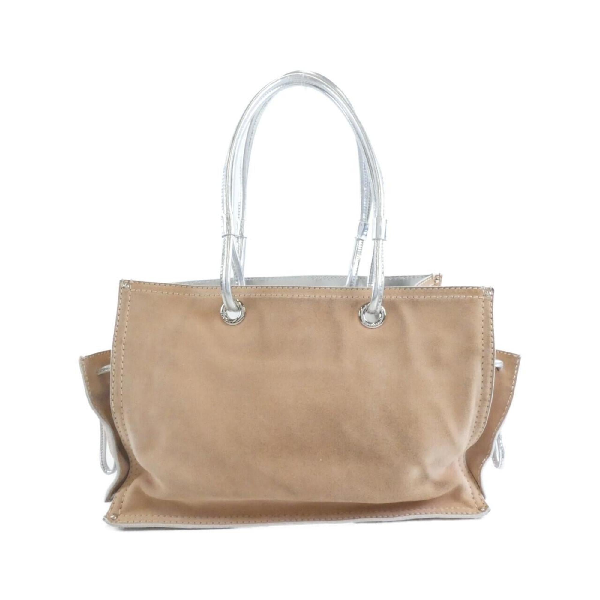 Loewe Beige Suede Handbag (Pre-Owned)