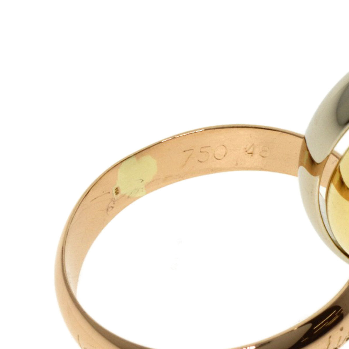 Cartier Trinity Pink White Yellow Band Ring (Pre-Owned)