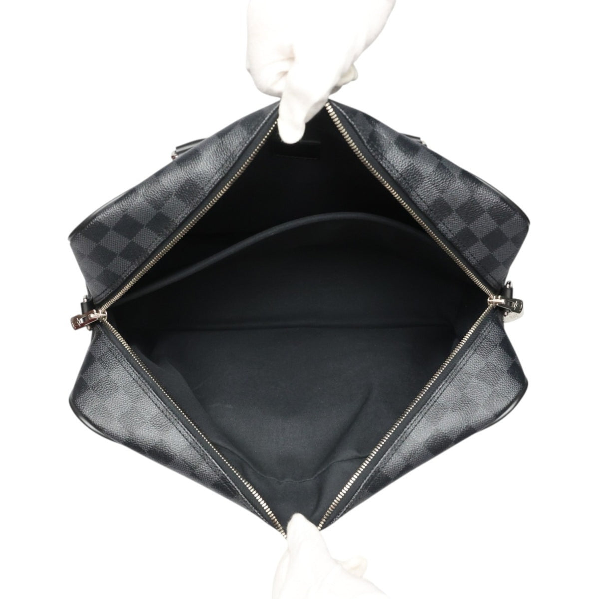 Louis Vuitton Gray Damier Graphite Canvas Shoulder Bag (Pre-Owned)