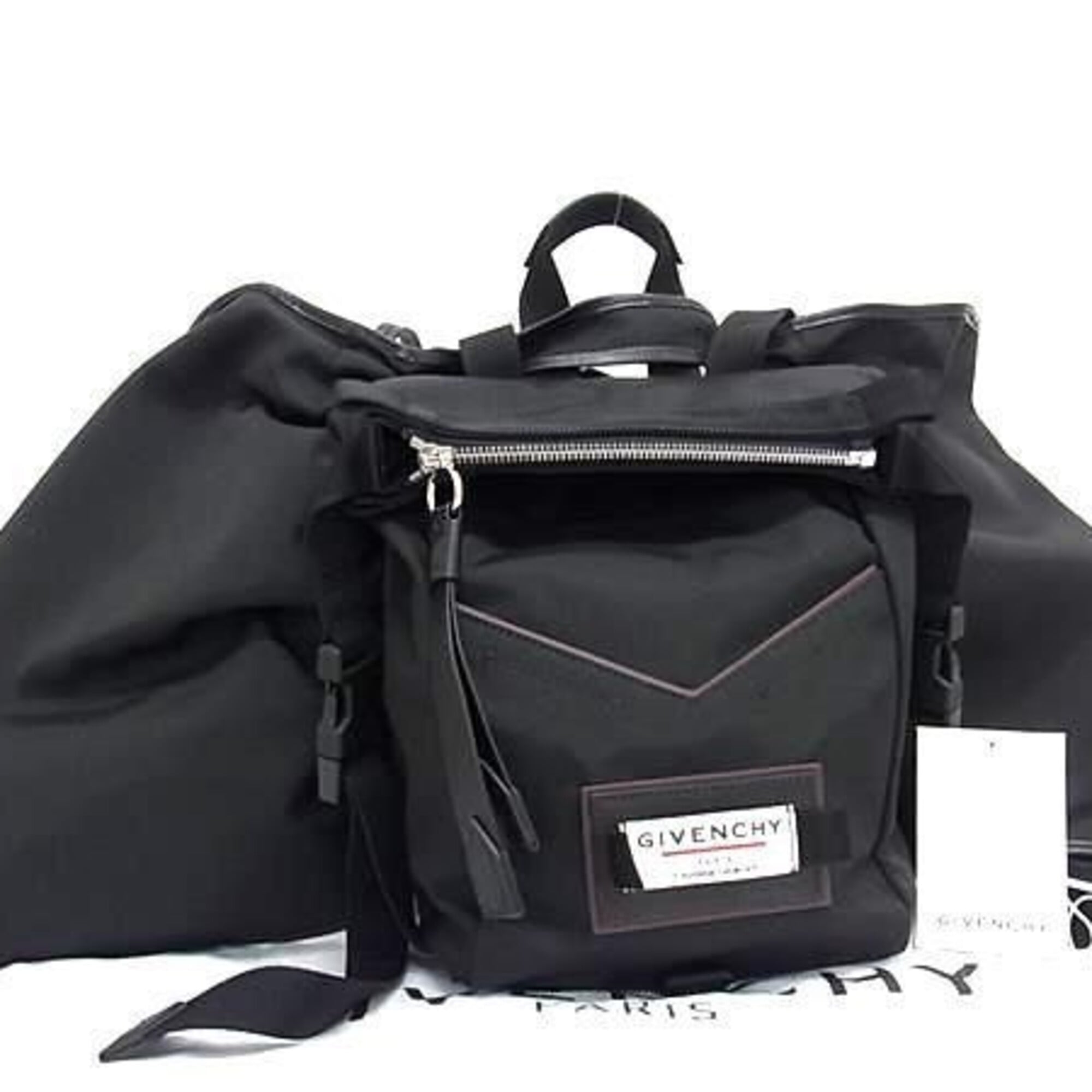 Givenchy Black Nylon Backpack (Pre-Owned)