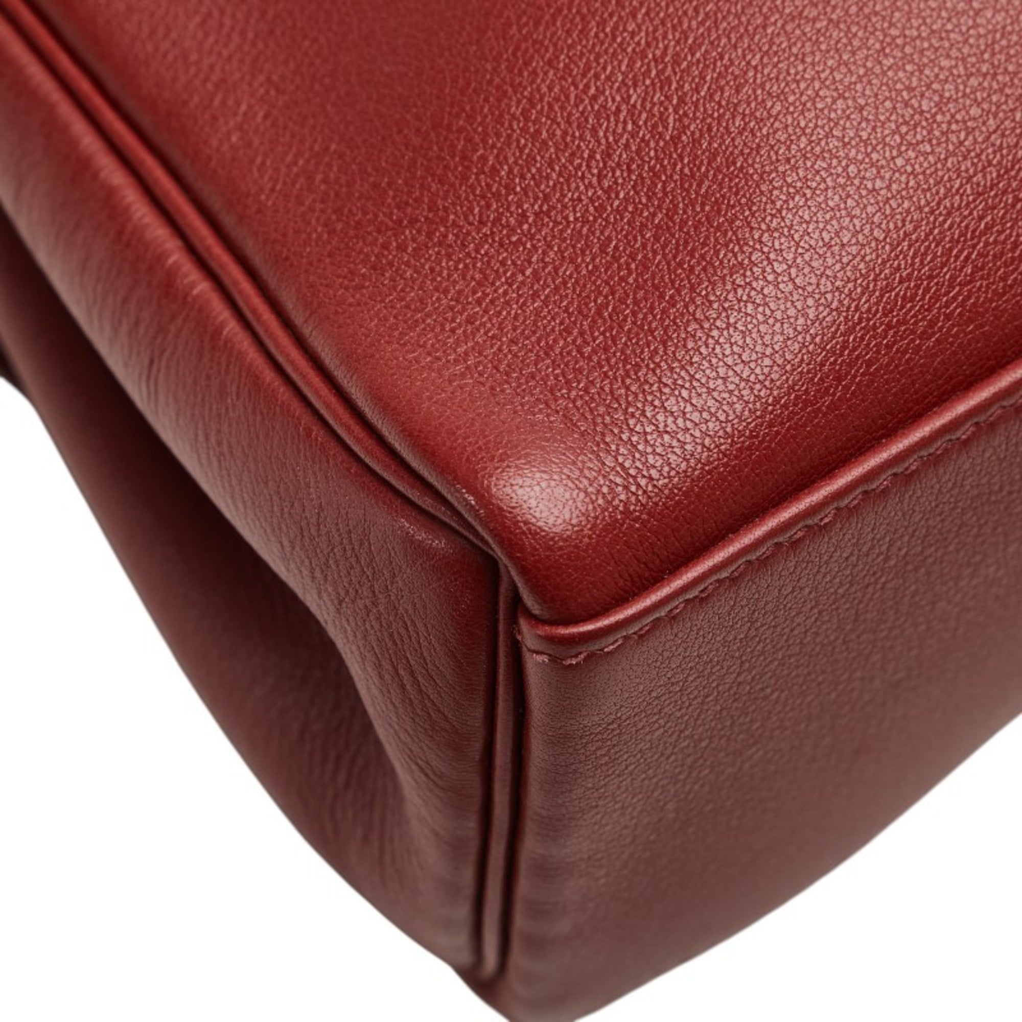 Hermes Kelly Red Color Swift Leather Backpack (Pre-Owned)