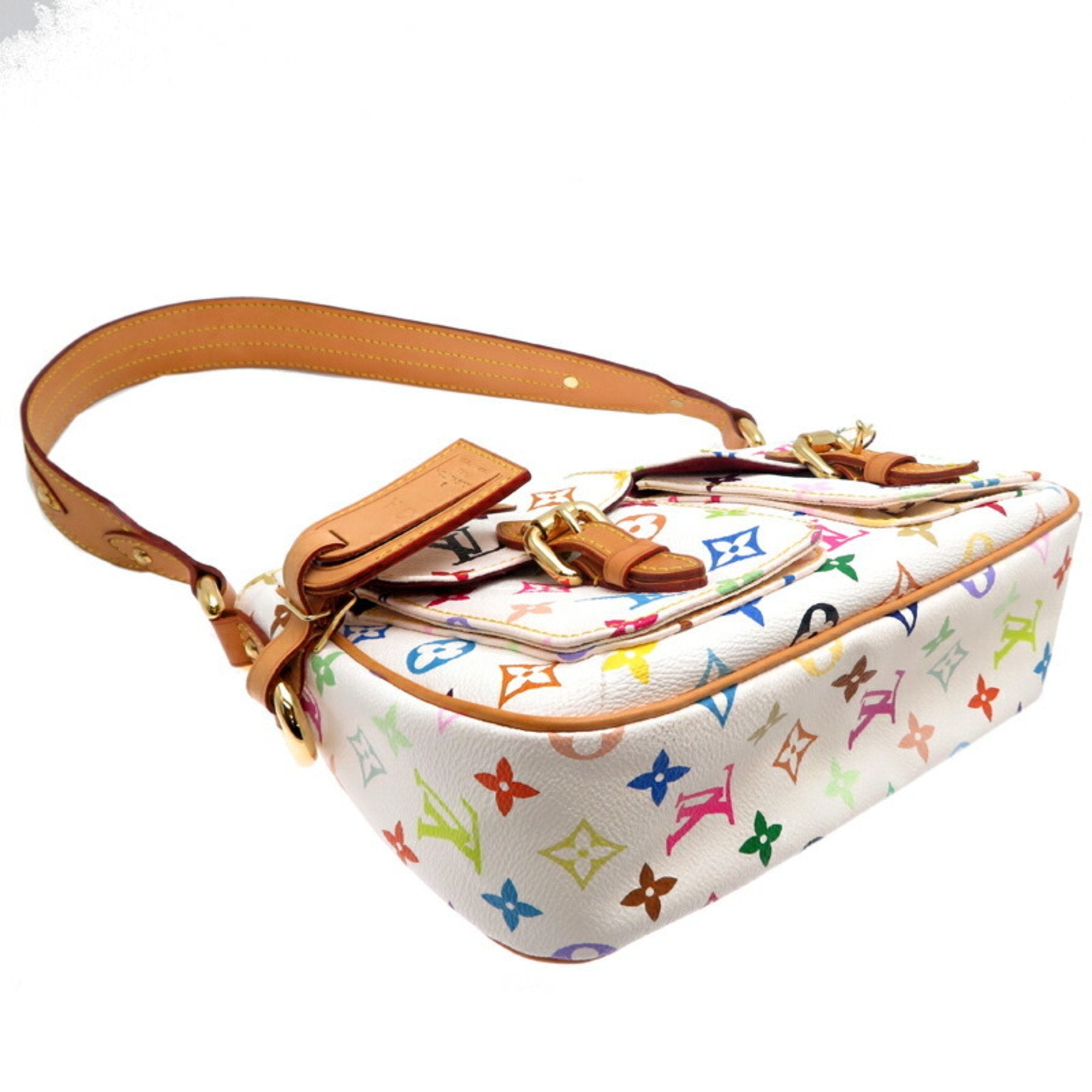 Louis Vuitton Monogram Multicolore Blanc Multi-Color White Monogram Multicolore Shoulder Bag (Pre-Owned)