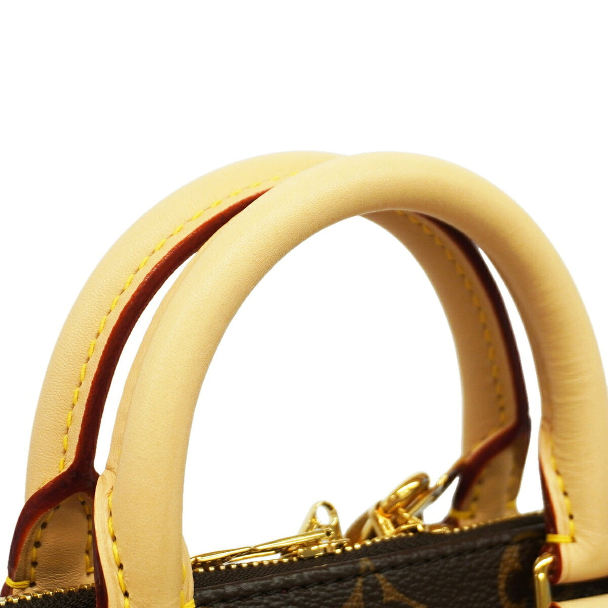 Louis Vuitton Beige Brown Handbag (Pre-Owned)