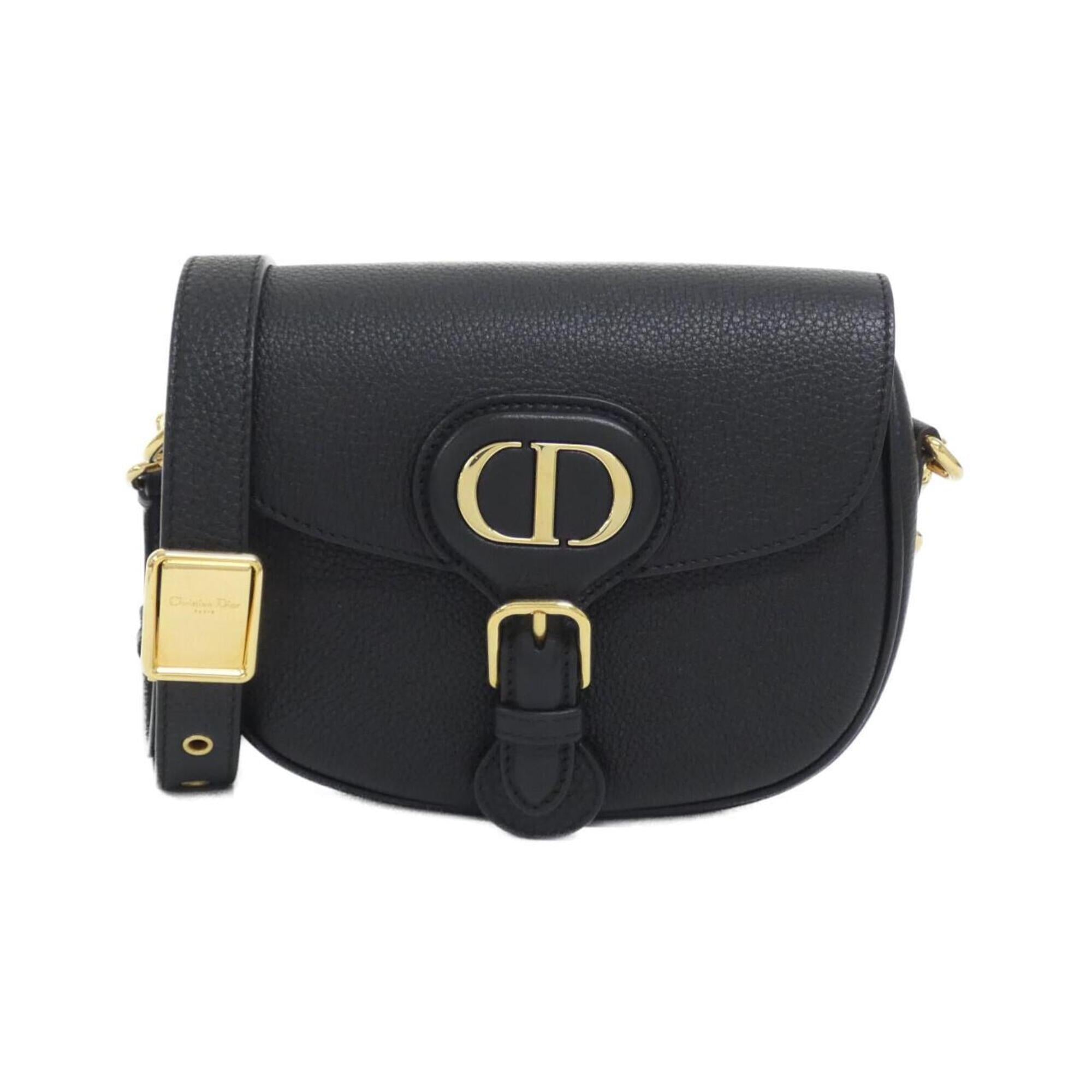 Christian Dior Black Leather Shoulder Bag (Pre-Owned)
