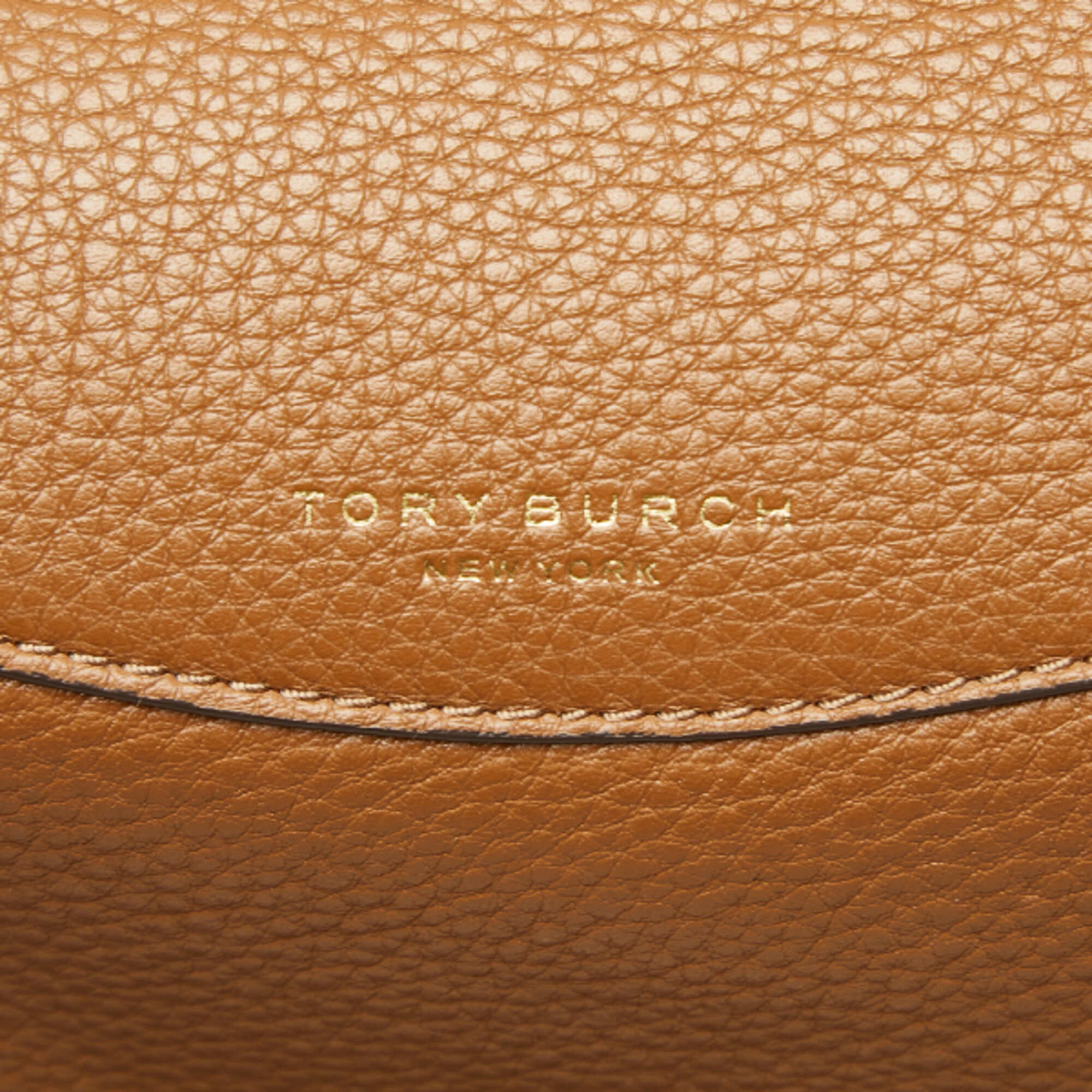 Tory Burch Brown Leather Handbag Shoulder Bag (Pre-Owned)