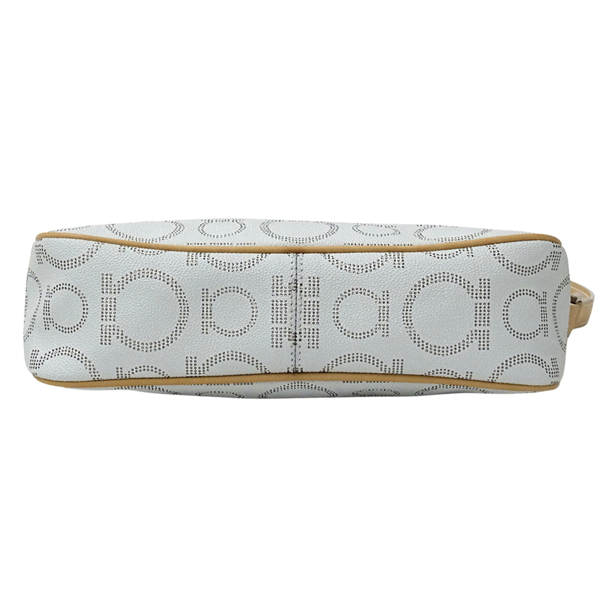 Salvatore Ferragamo Light Blue Leather Handbag Pouch (Pre-Owned)