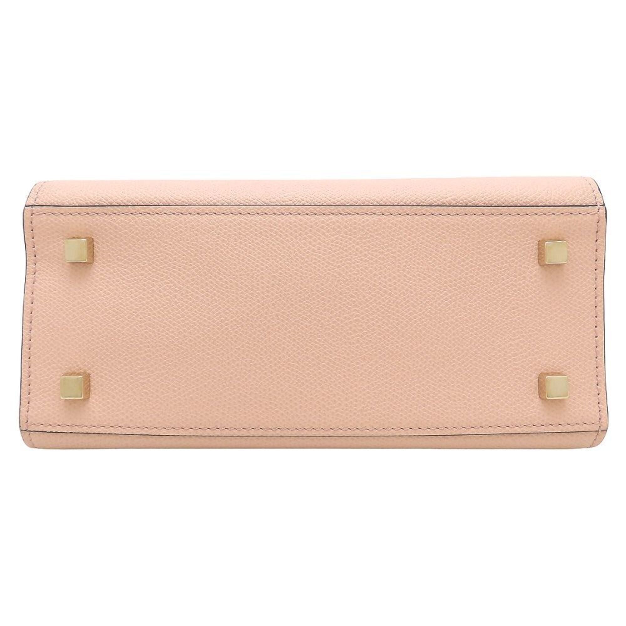 Valextra Pink Leather Handbag (Pre-Owned)