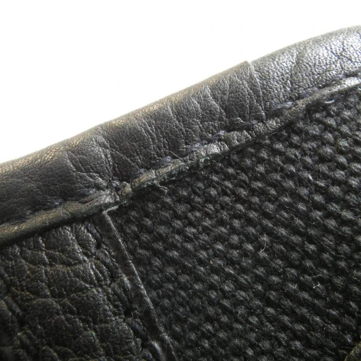 Hermes Black Canvas Negonda Leather Handbag (Pre-Owned)